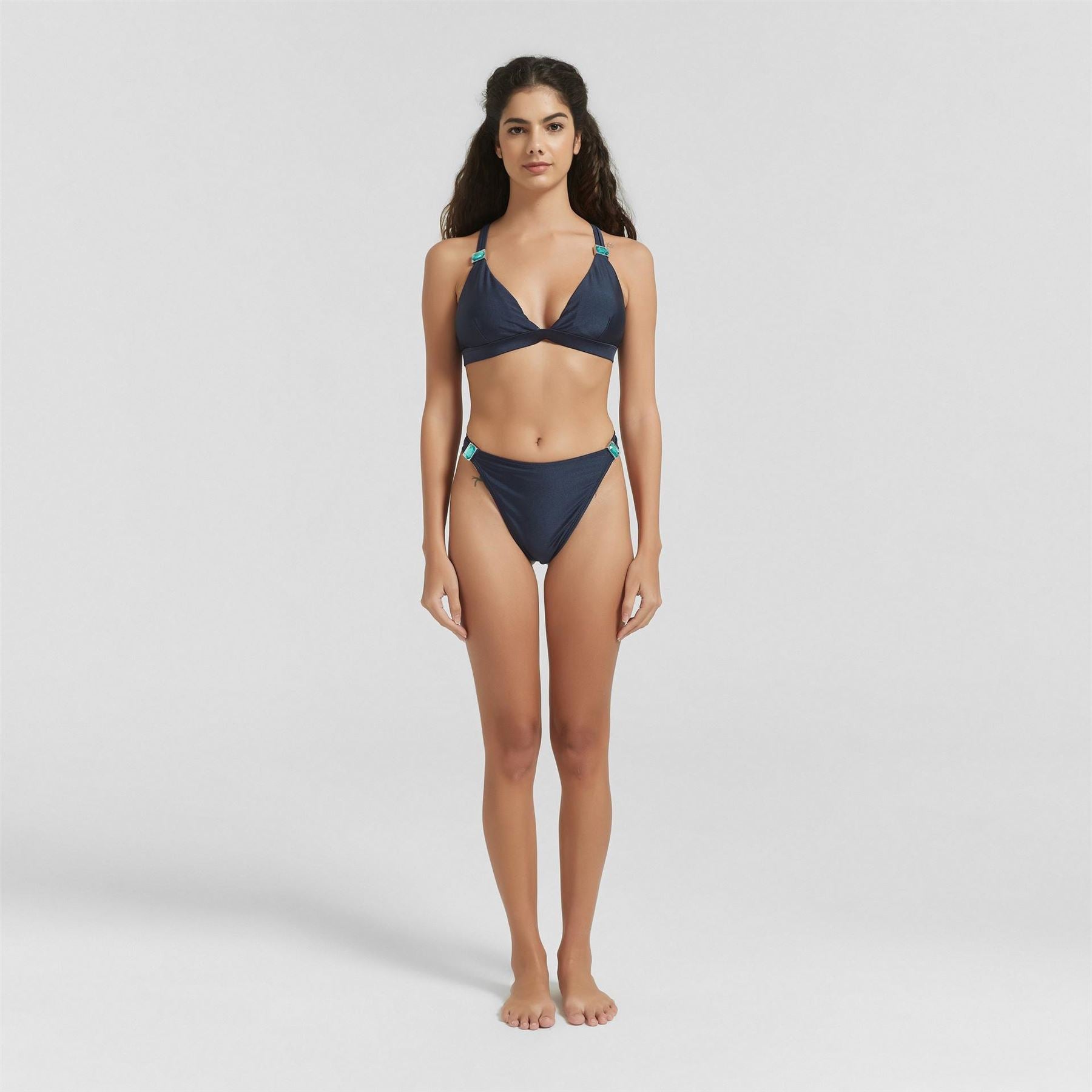 Be You By Embellished Strap Swimwear Bikini Brief