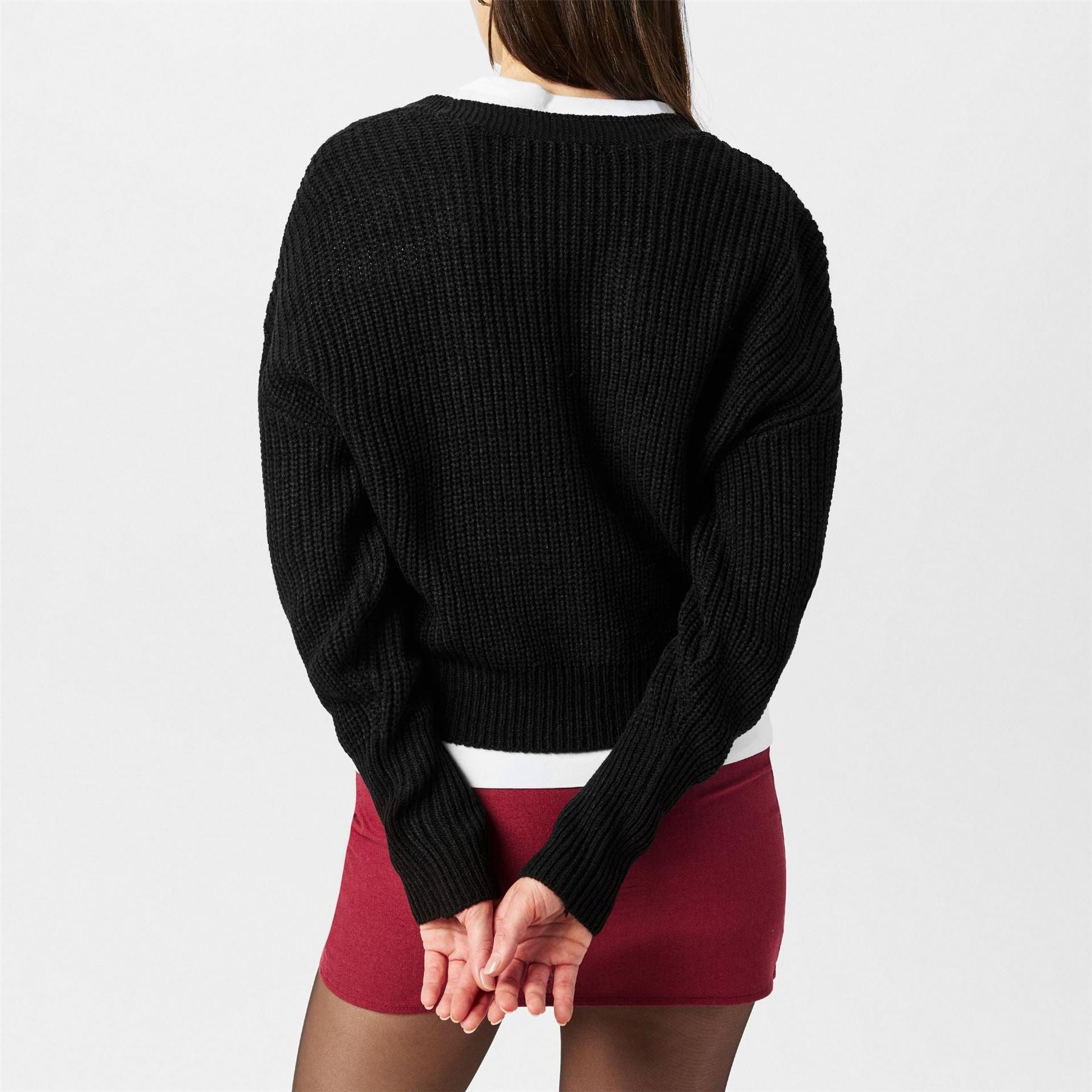 Vero Moda V-Neck Relaxed Fit Long Sleeve Sweater