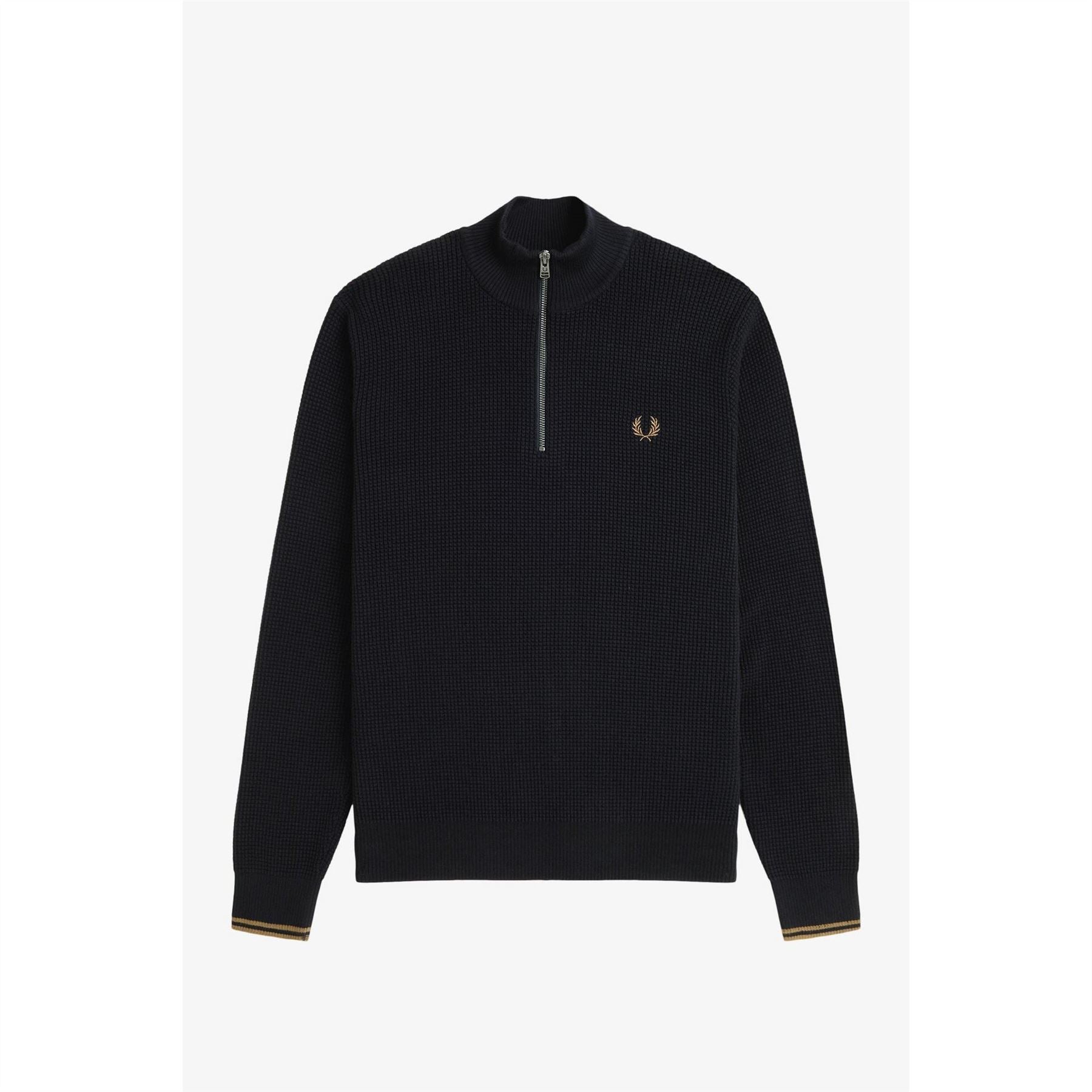 Fred Perry Stitch Half Zip Jumper