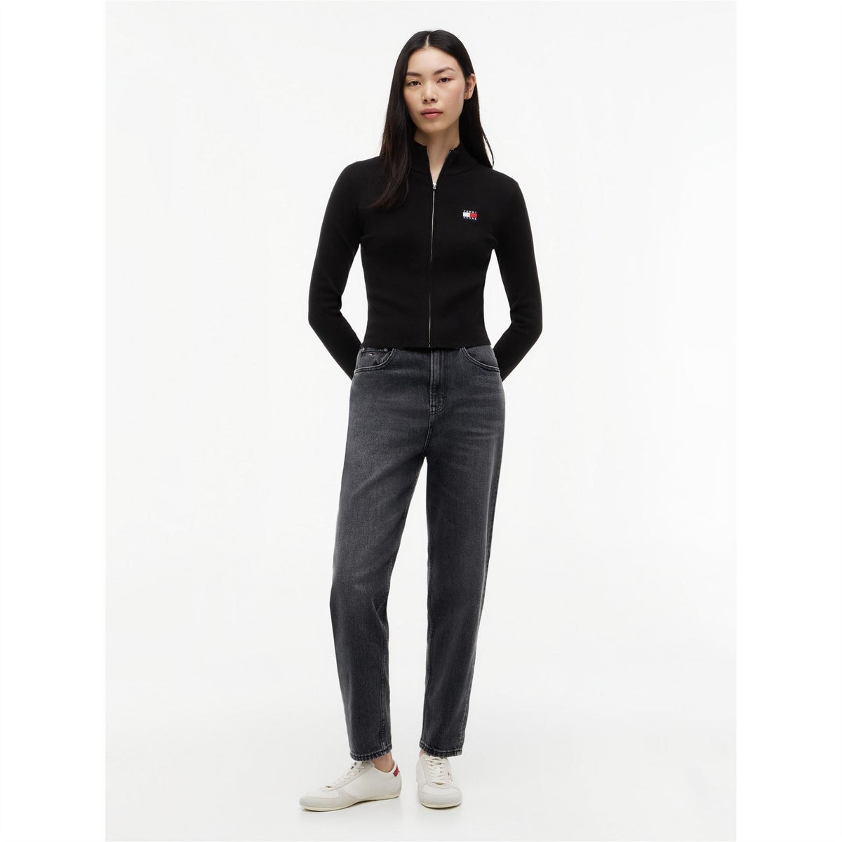 Tommy Jeans Full Zip Knitted Top