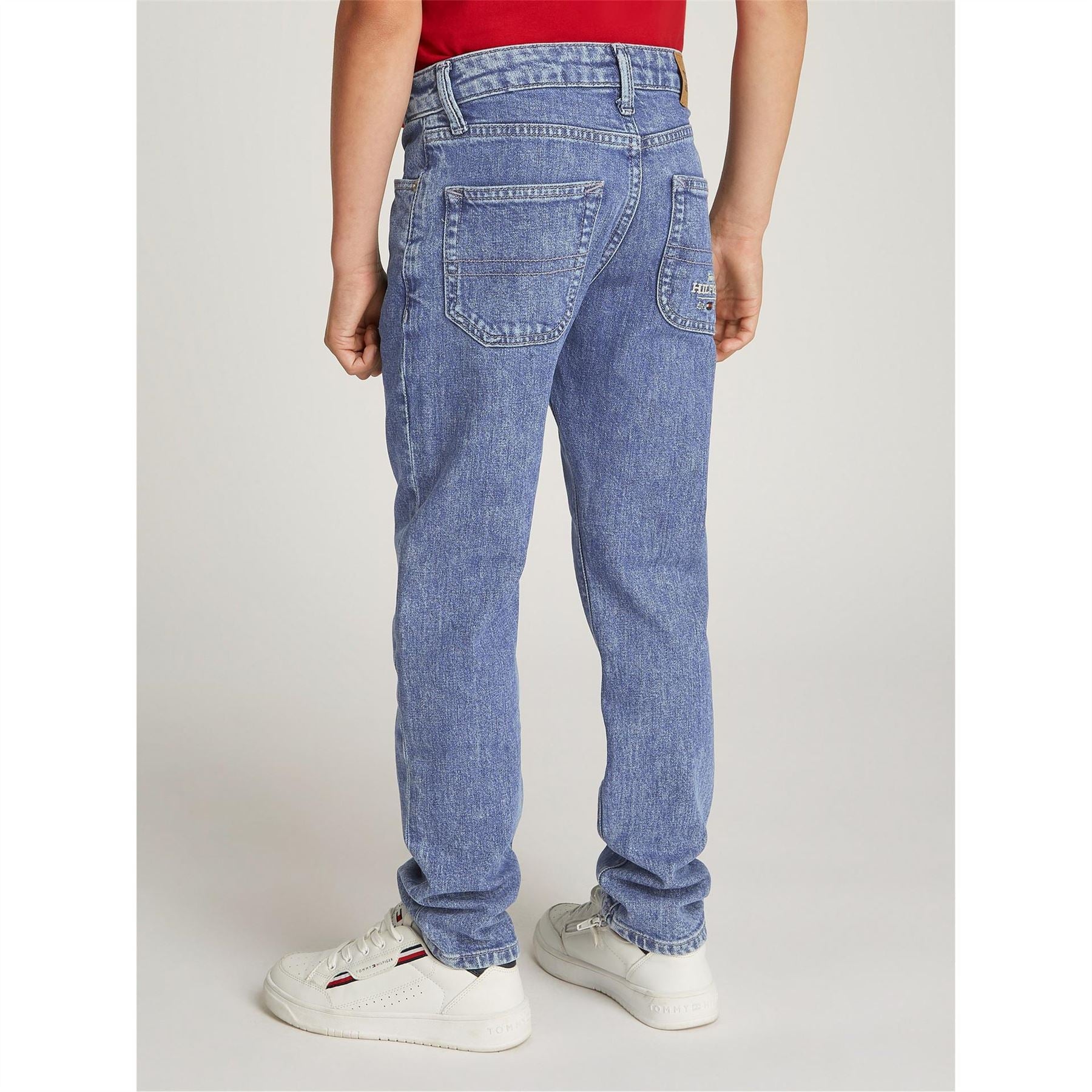 Tommy Hilfiger Modern Salt And Pepper Straight Leg Jeans