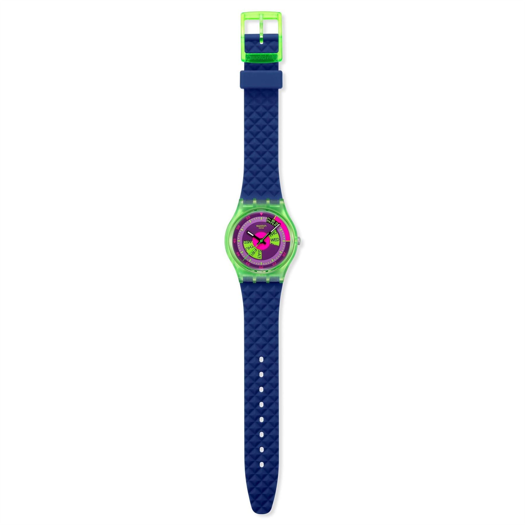 Swatch Skychart 62 Rubber Strap Fashion Analogue Watch