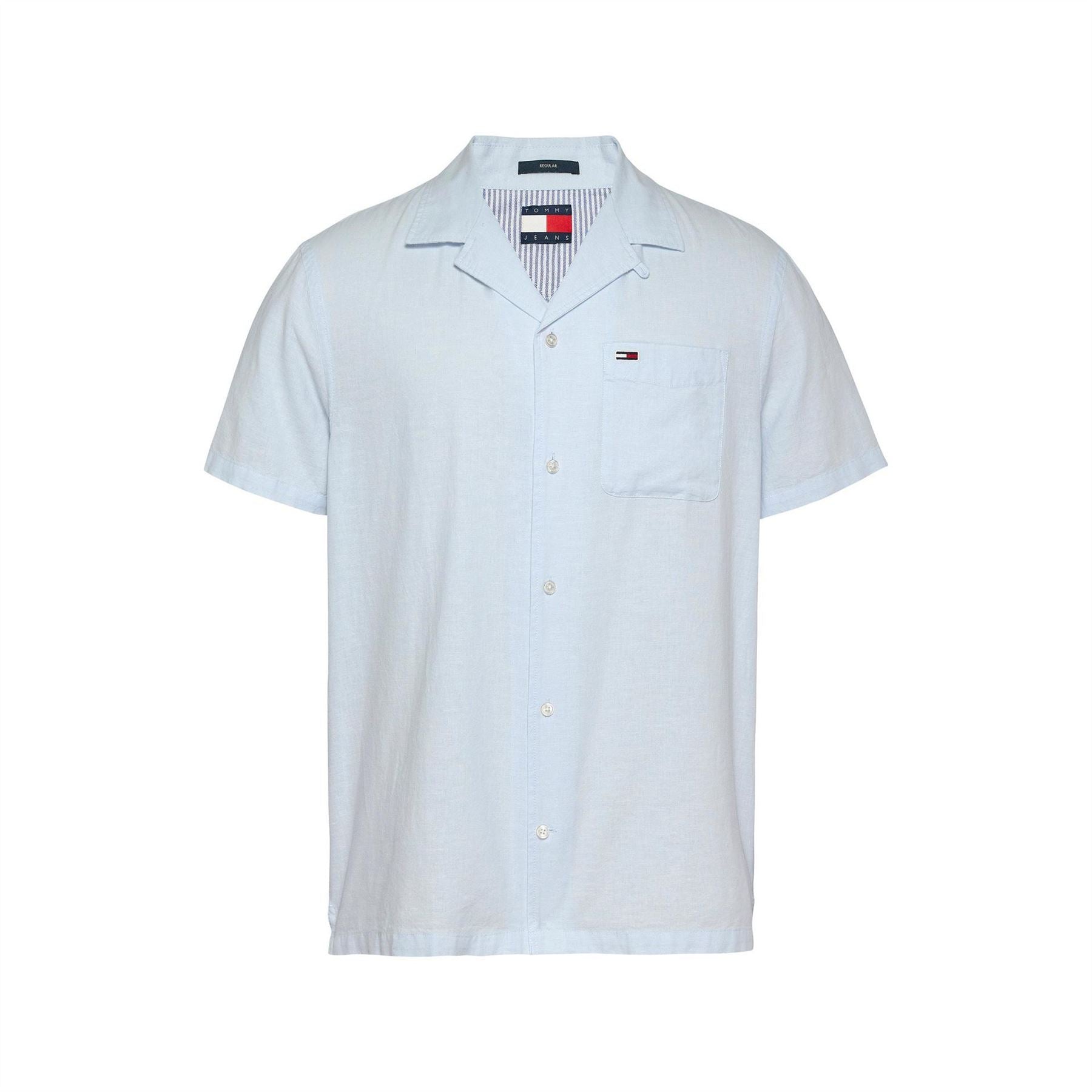Tommy Jeans Collared Neck Short Sleeve Regular Fit Shirt