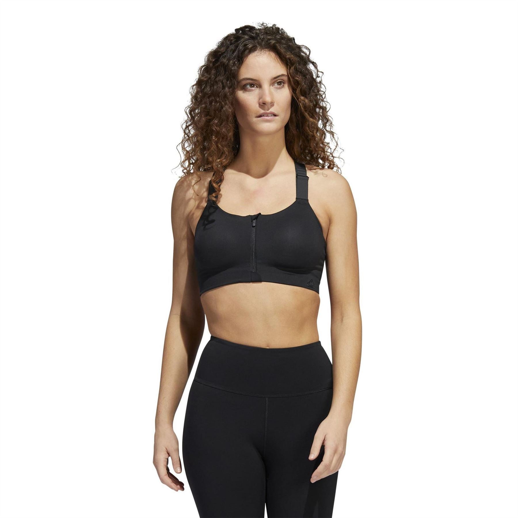adidas Impact Luxe Training High Support Zip Bra