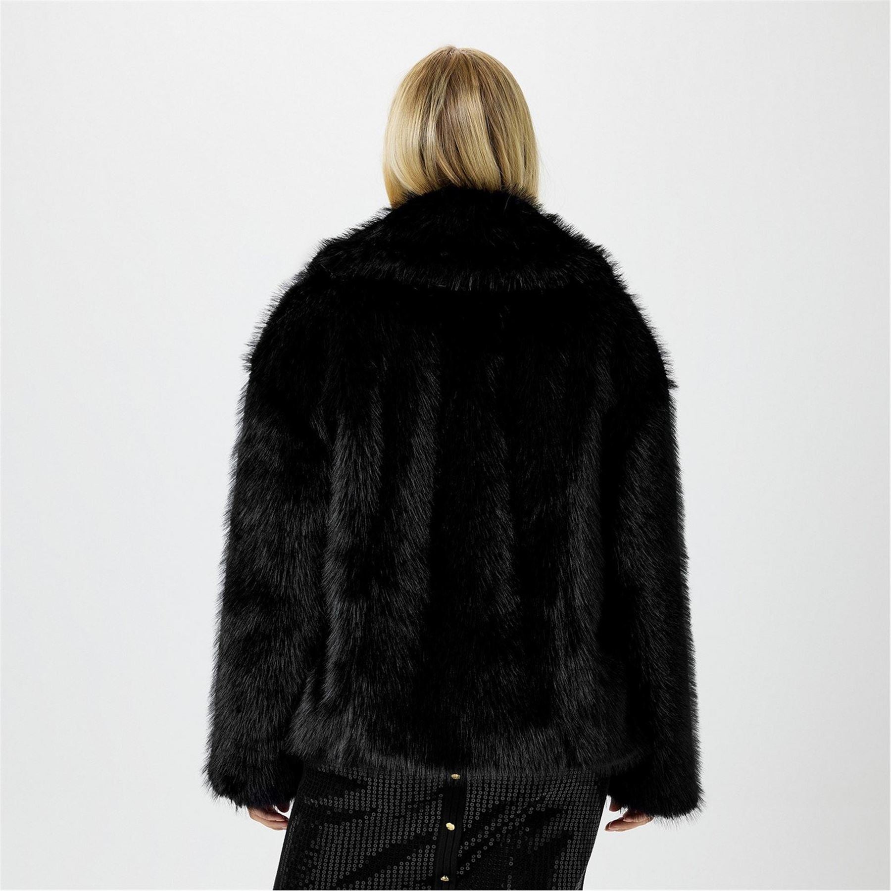 Biba Short Faux Fur Jacket