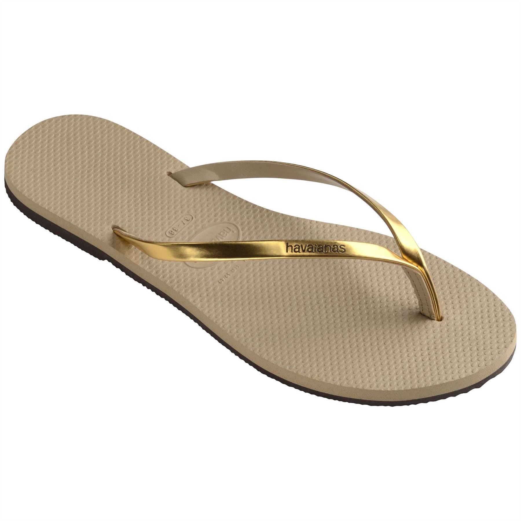 Havaianas Womens Hav. You Metallic Grey Steel Metall Flip Flops