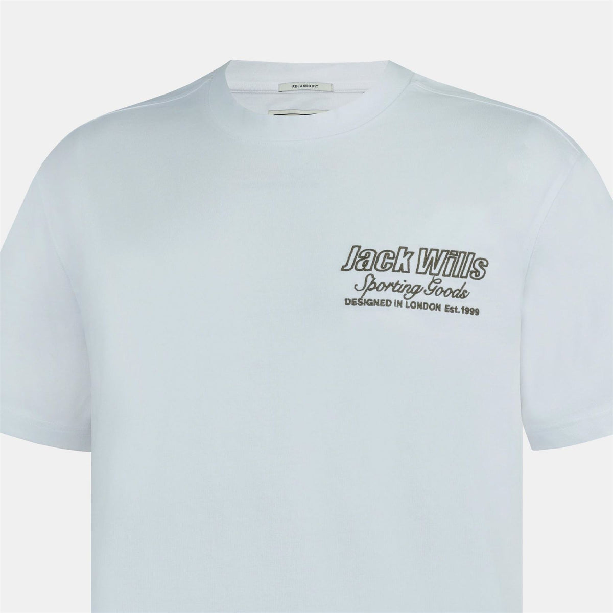 Jack Wills Jw Graphic Cotton Short Sleeve Crew Neck T-Shirt