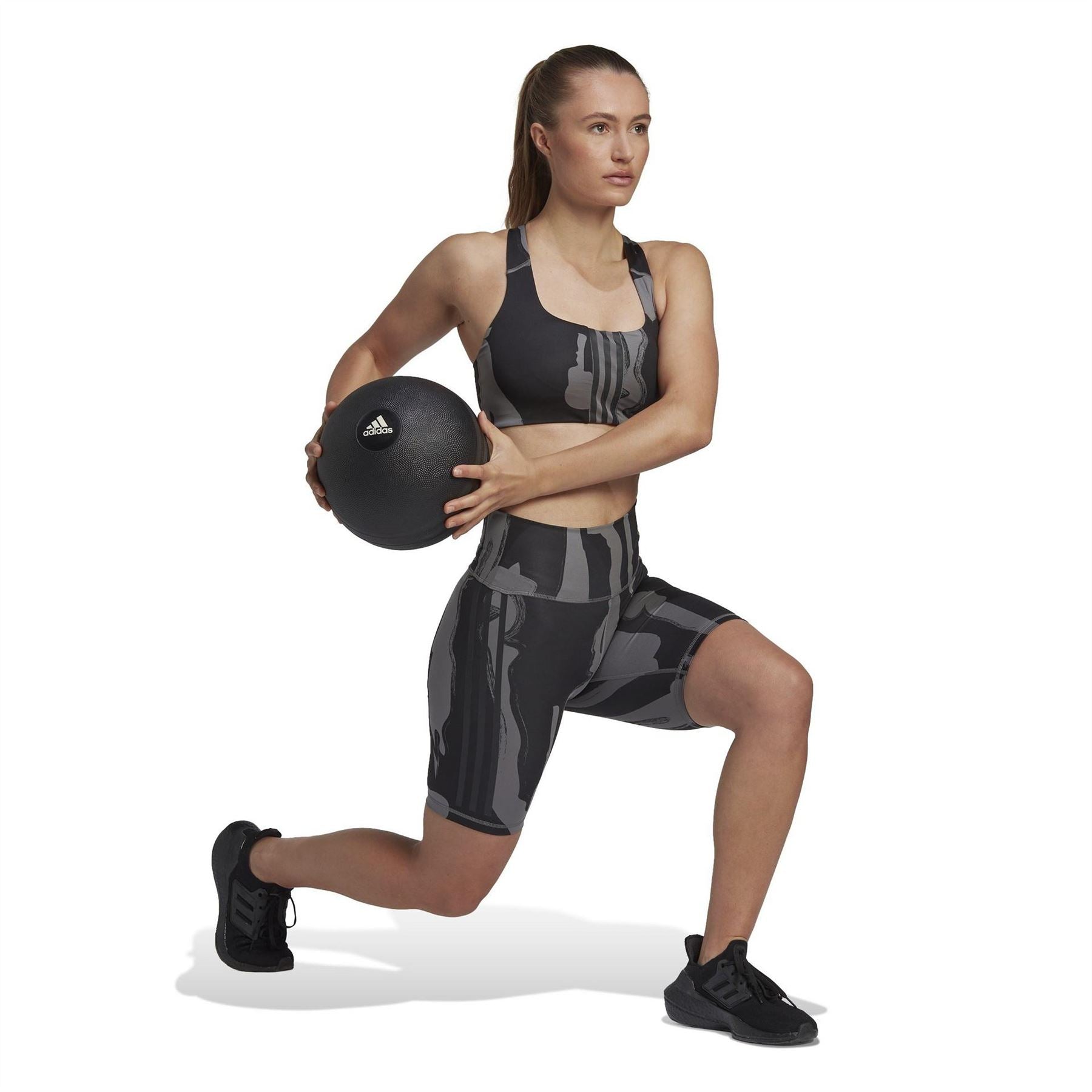 adidas Originals Snug Fit Biking Graphic Print Shorts