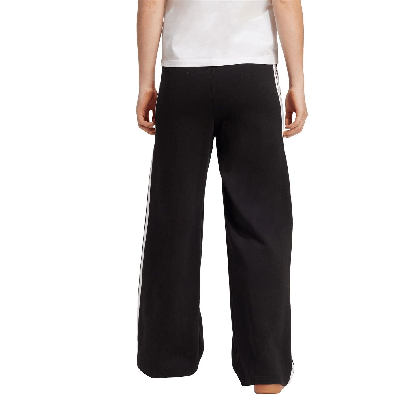 adidas Womens Essentials Wide Leg Fleece Pant