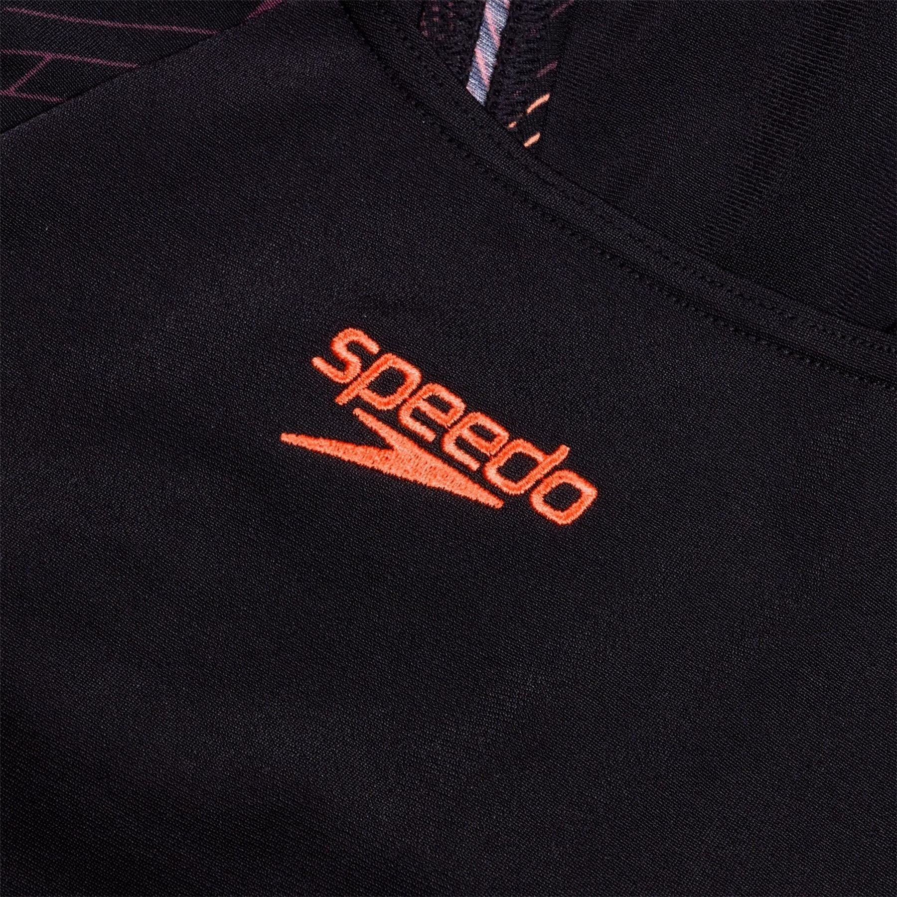 Speedo Hyper Boom Stripe Patterned Swimsuit