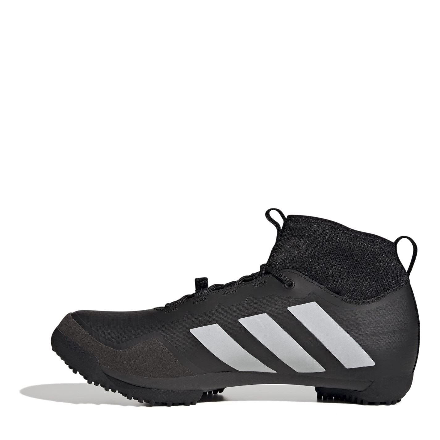 adidas Mid Top Lace Up Sneakers with Three Stripes
