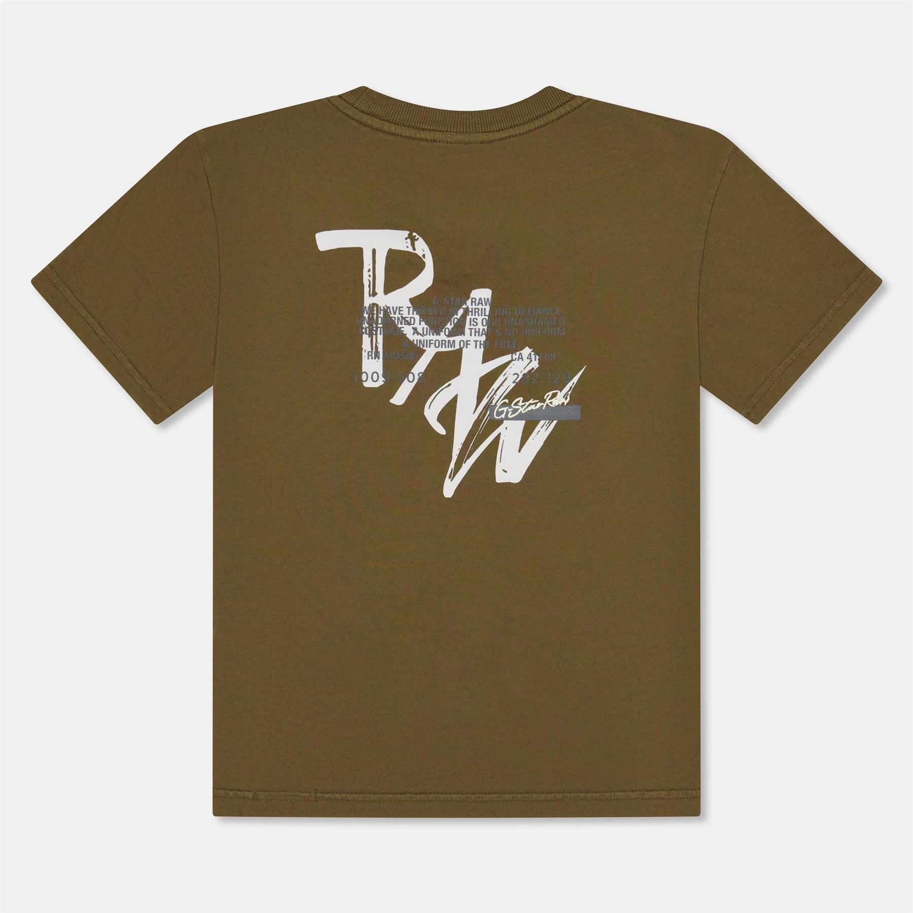 G Star Gstar Logo Regular Fit T-Shirt