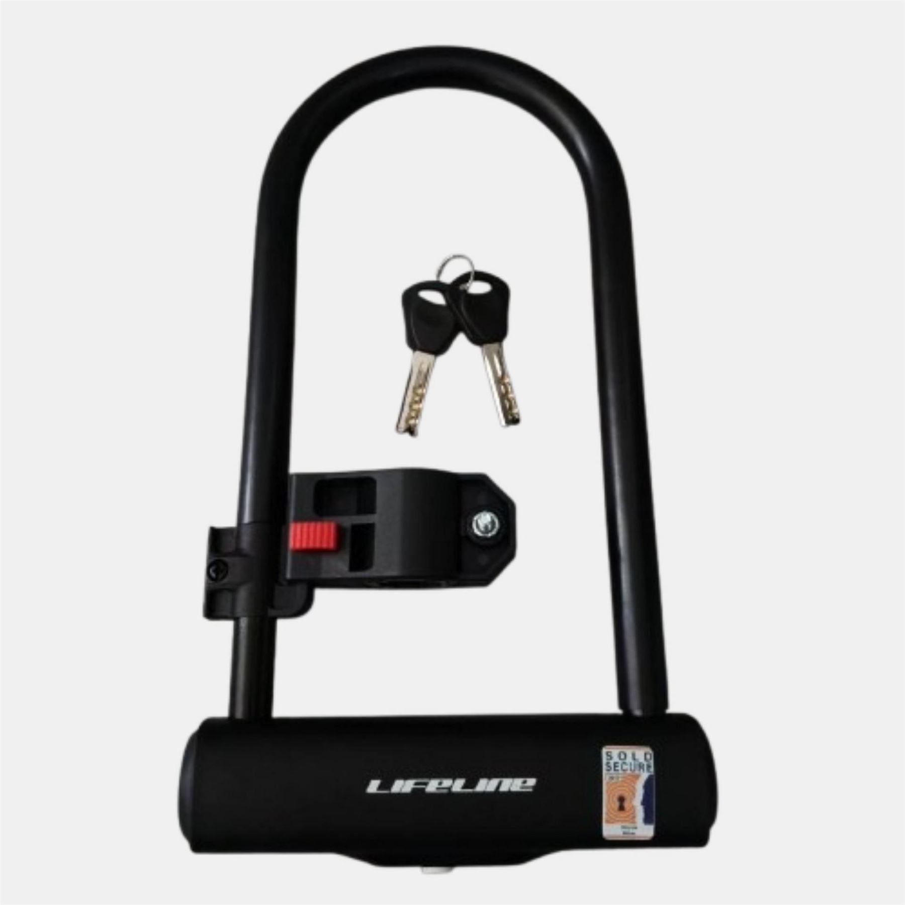 LifeLine D Lock   Sold Secure Silver