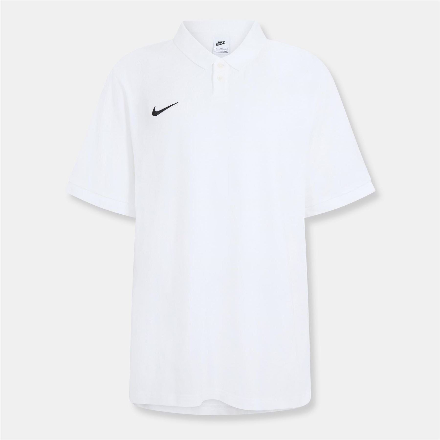 Nike Button Placket Collared Neck Short Sleeve Polo Shirt