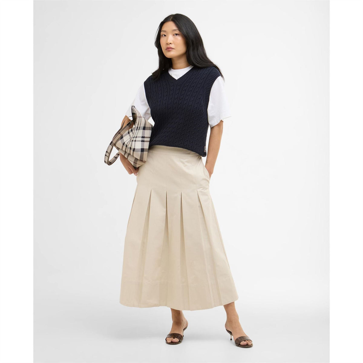 Barbour Kirby Midi Skirt