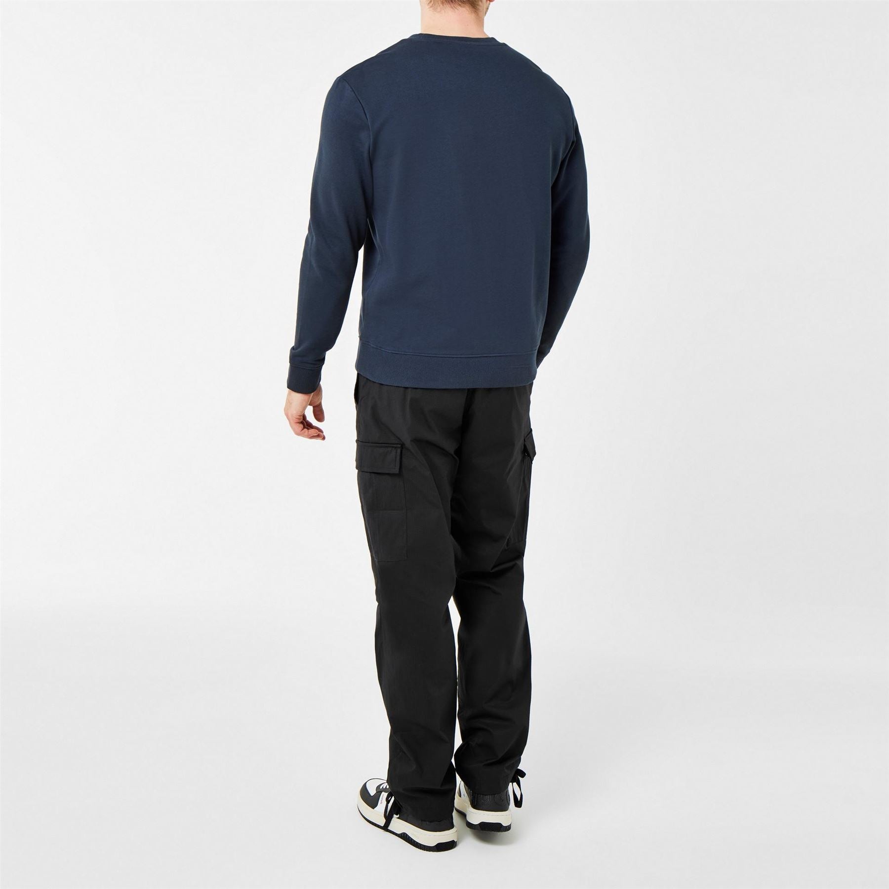 Hugo HUGO Long Sleeve Contemporary Sweatshirt   Crew Neck (Diragol)