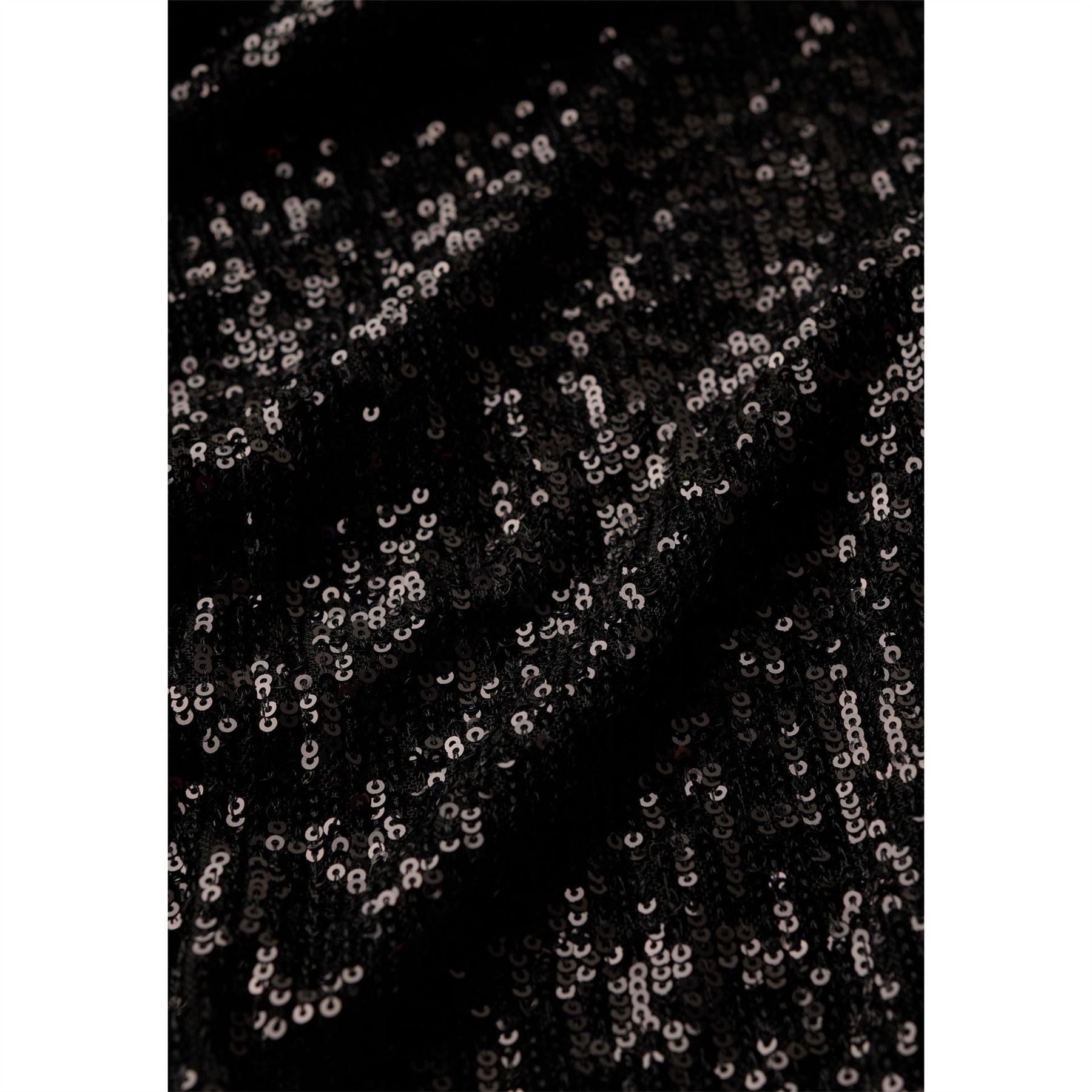 Superdry Sequin V-Neck Mini Wrap Dress