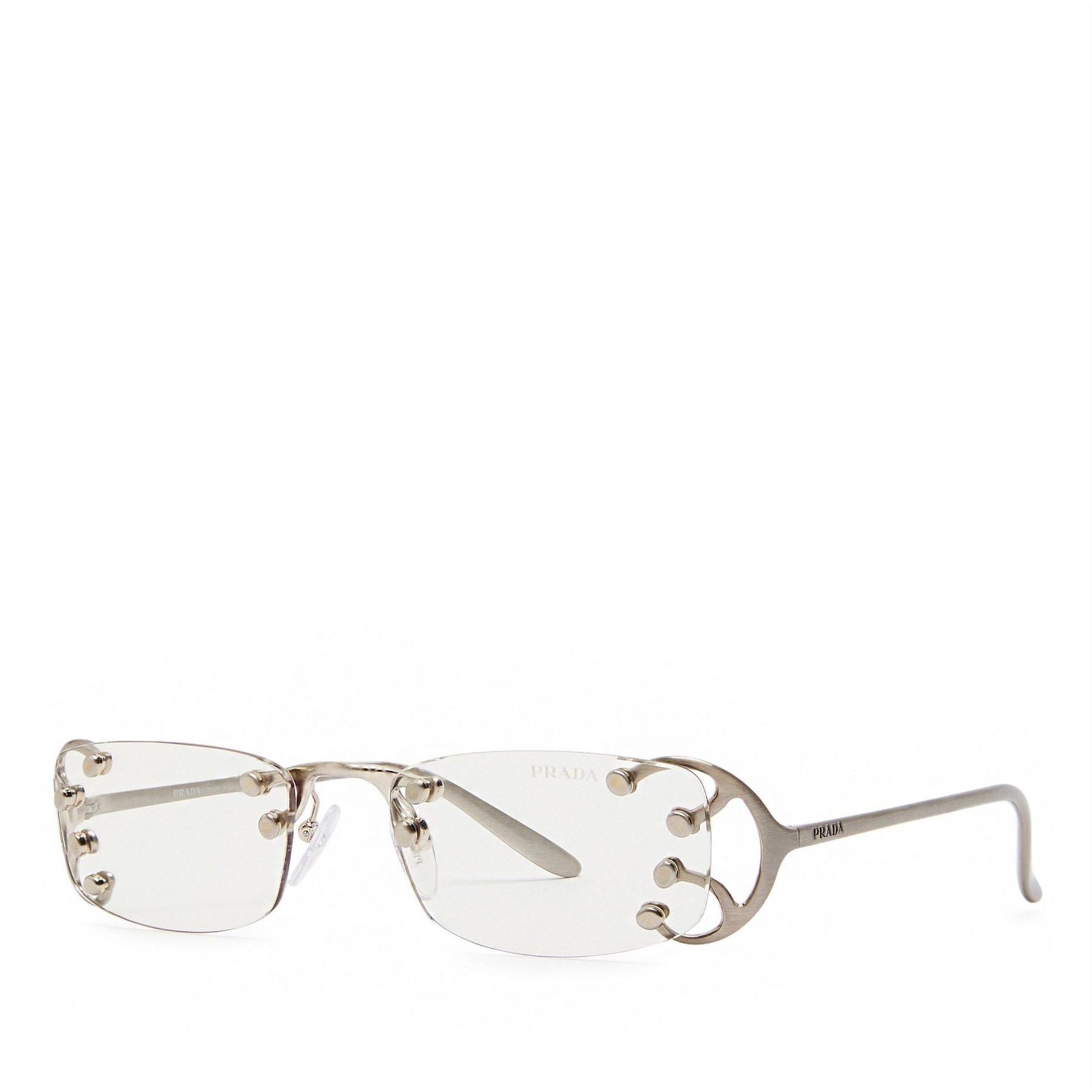 Prada U Metal Detail Rimless