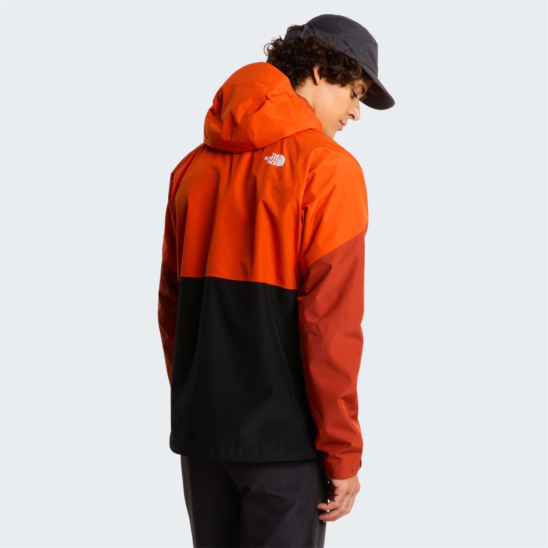 The North Face Hooded Neck Lightning Color Block Rain Jacket