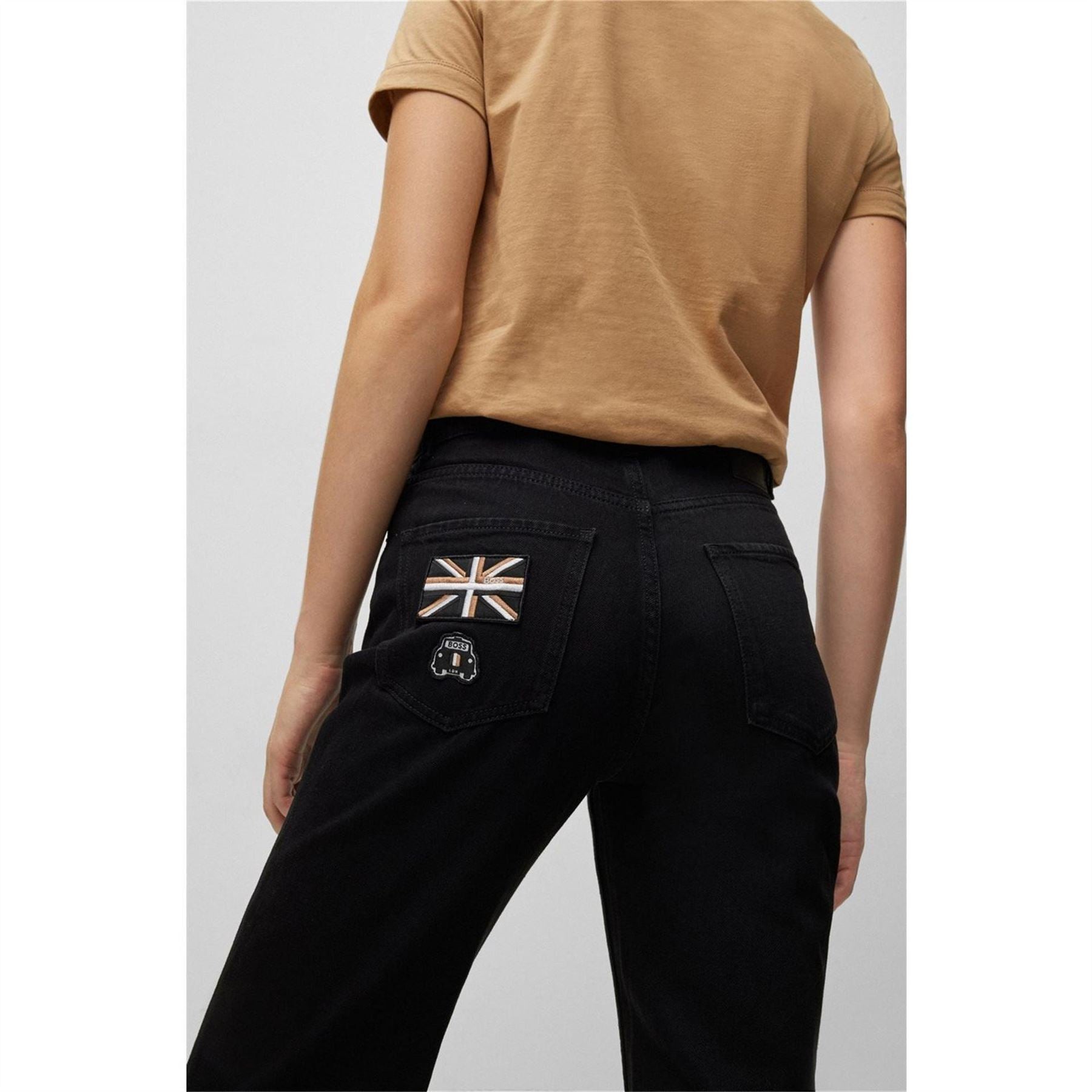 Boss Straight Cropped Jeans