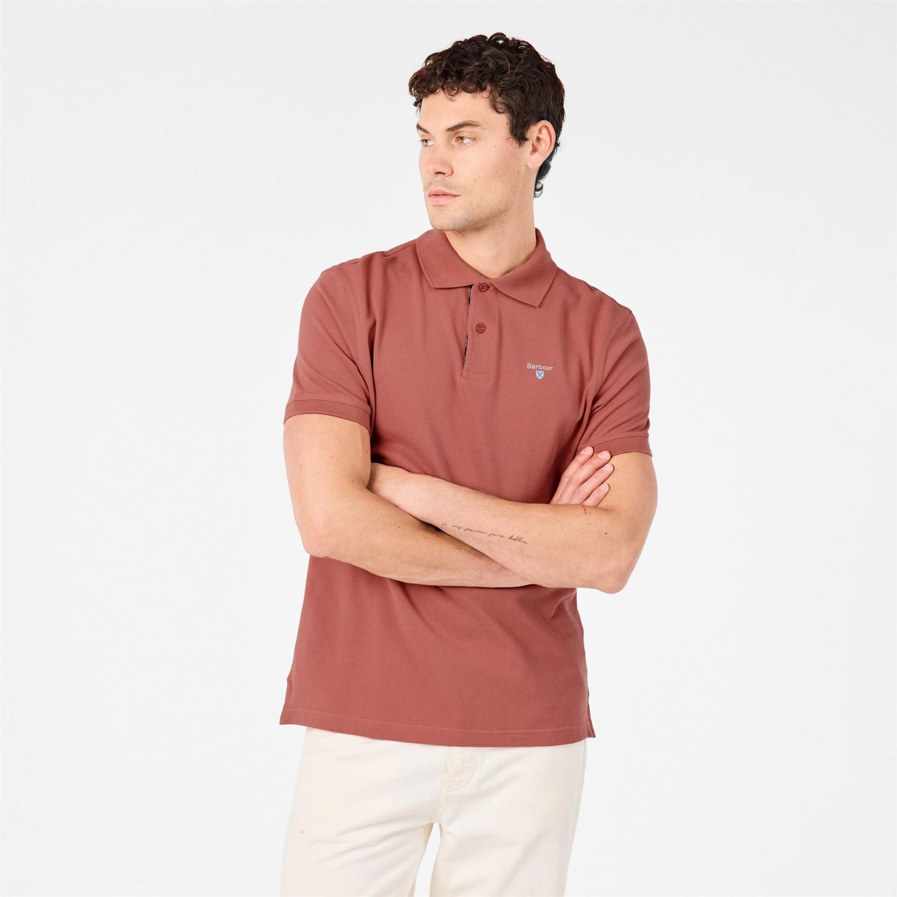Barbour Tartan Pique Polo Shirt