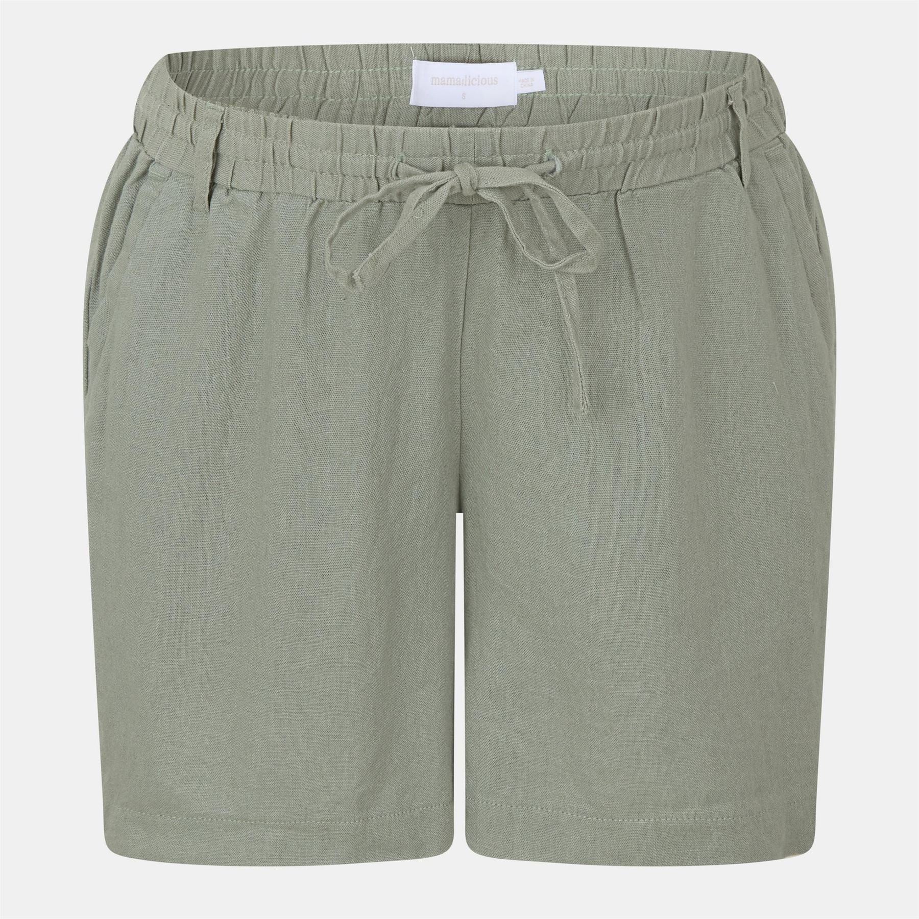 Mamalicious Maternity Bermuda Shorts with Elasticated Waistband