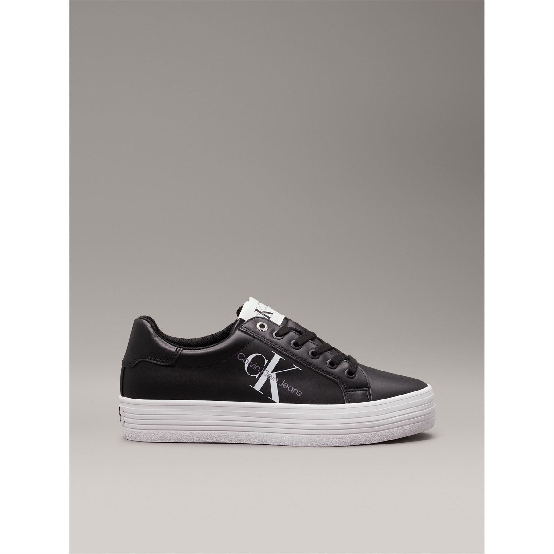 Calvin Klein Jeans Vulc Flatform Lace Up Low Top Trainers