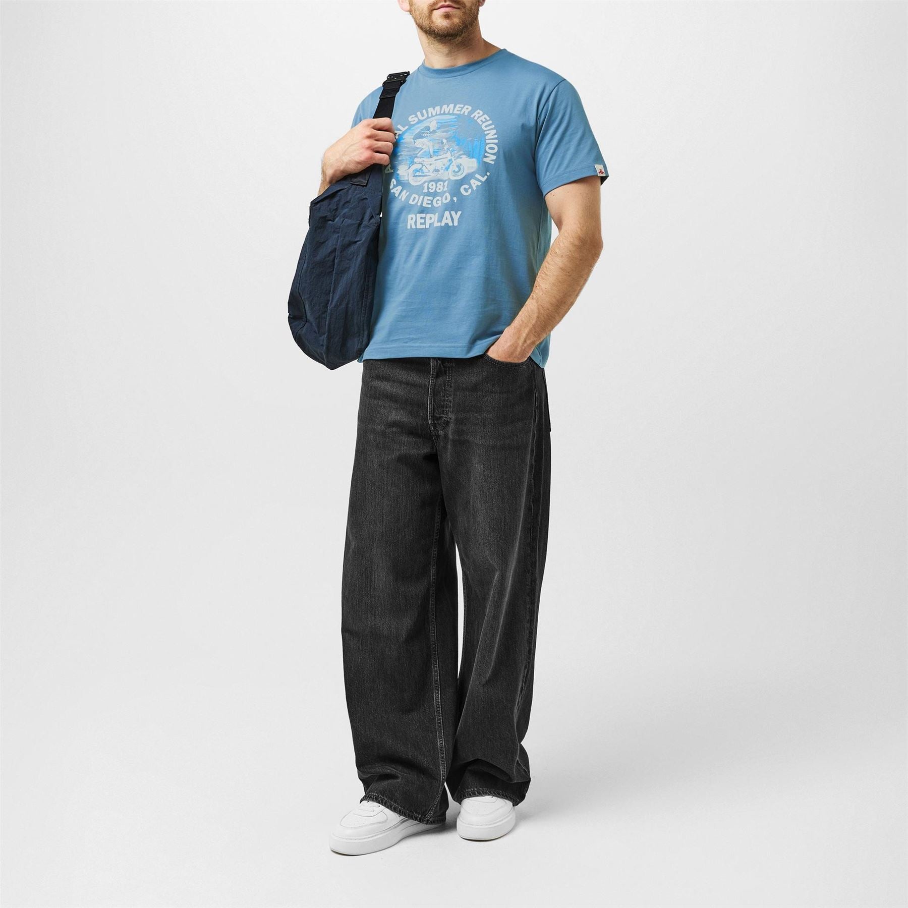 Replay Moto Tricks Regular Fit T-Shirt