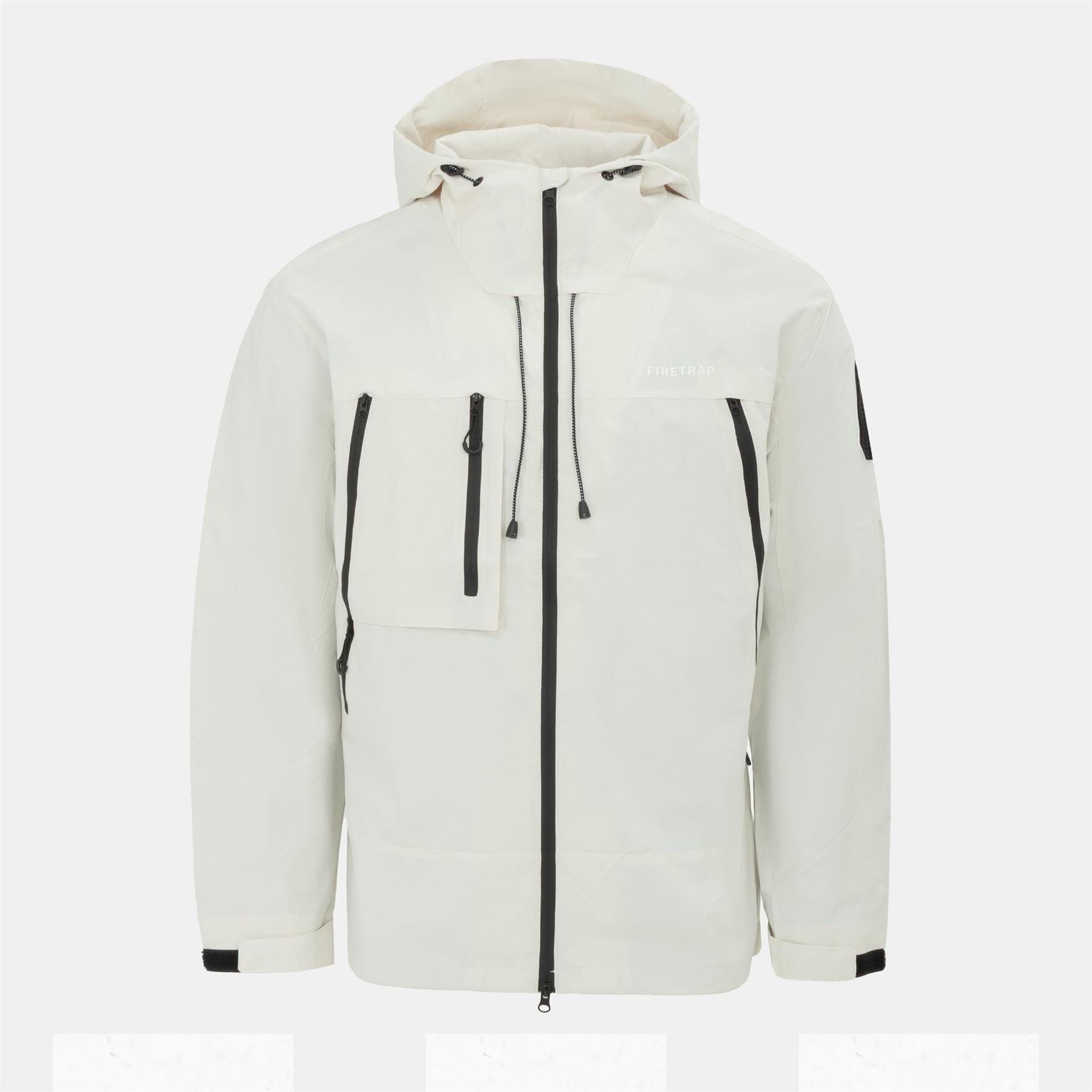 Firetrap Windproof Hooded Long Sleeve Windbreaker