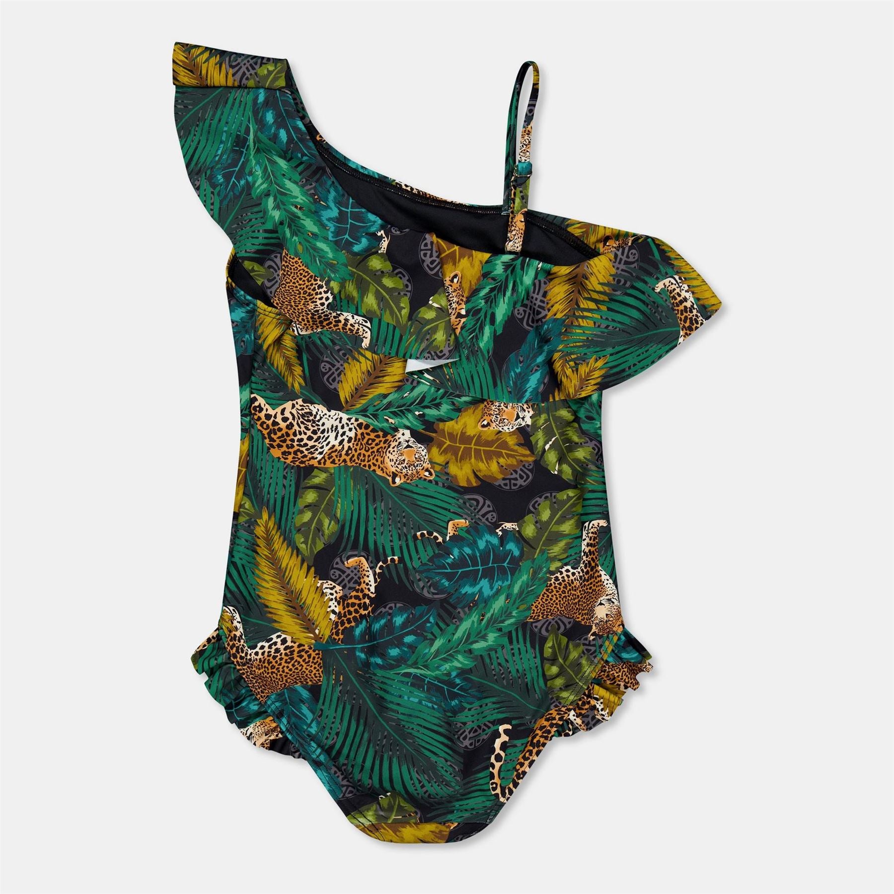 Biba Frill Short Sleeve Scoop Neck Swimsuit