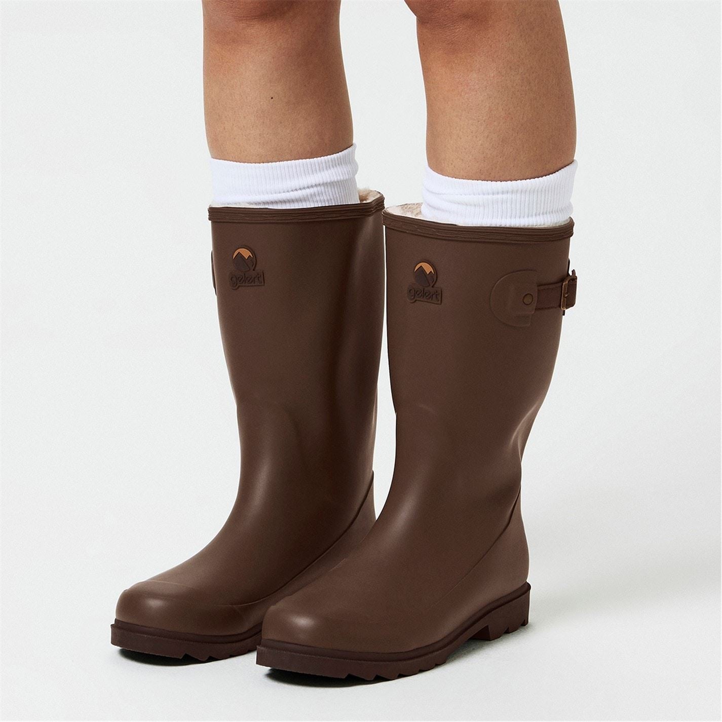 Gelert Womens Fur Lined Welly Boot