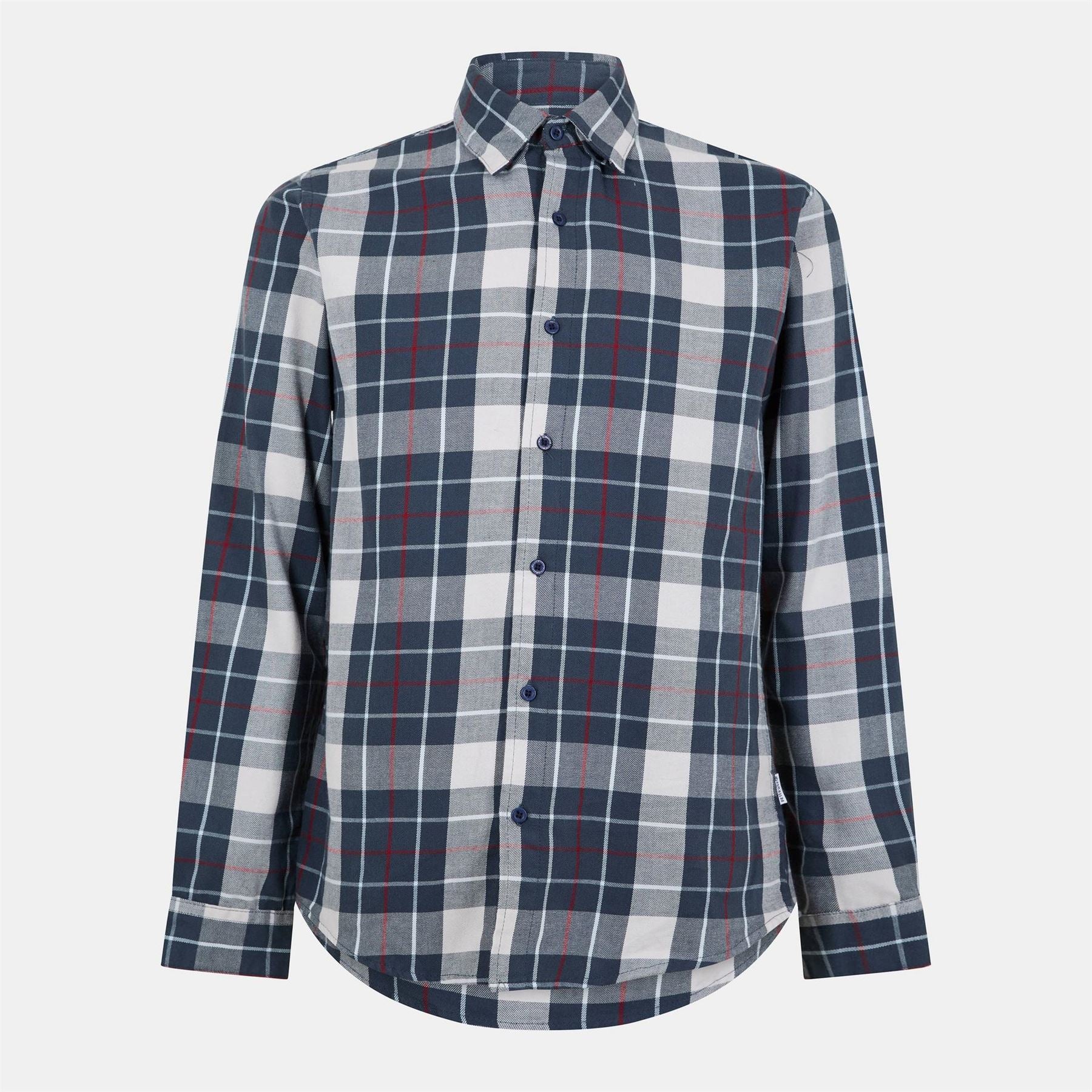 Peter Werth Collared Neck Long Sleeve Regular Fit Shirt