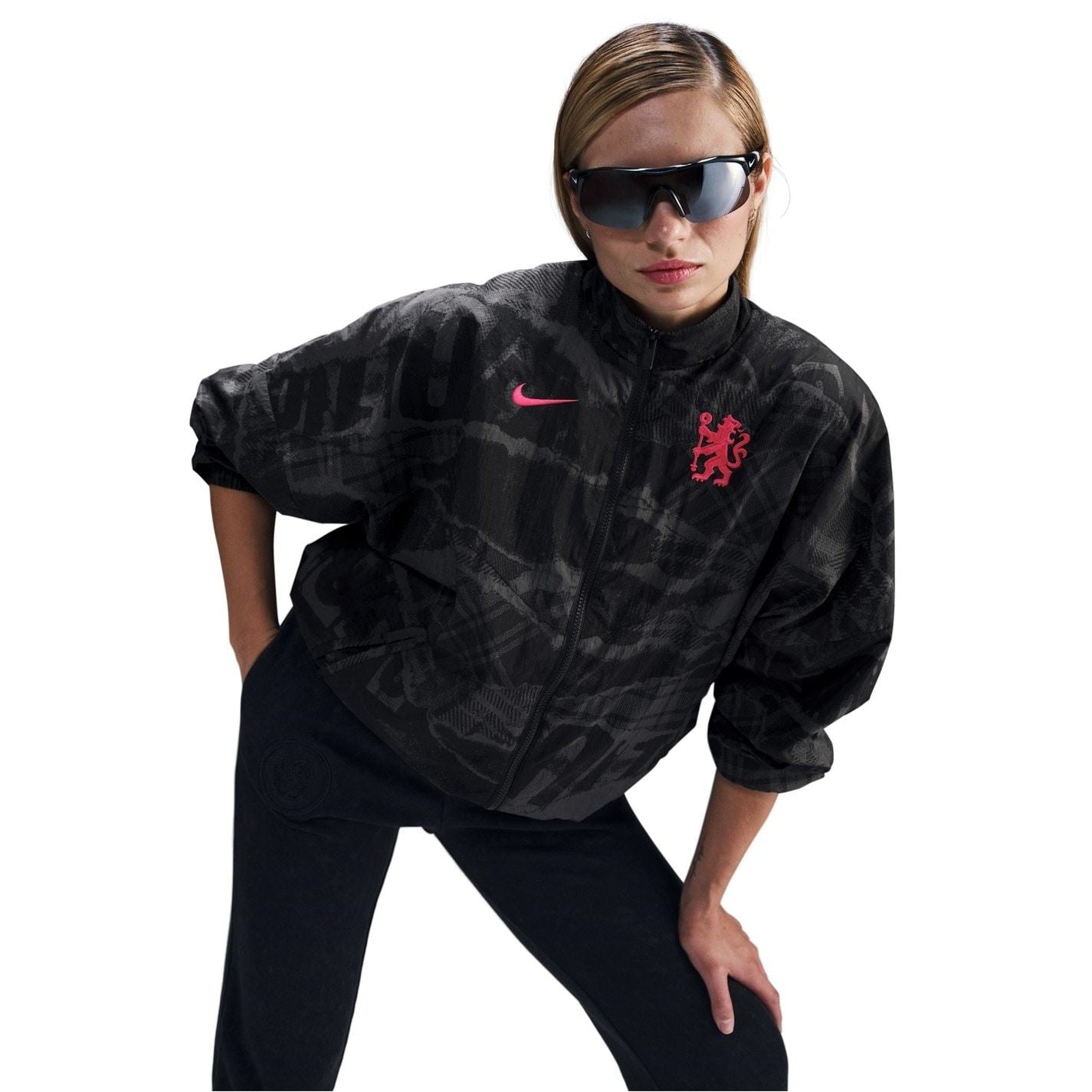 Nike Womens Chelsea Fc Woven Windrunner Jacket 2024 2025