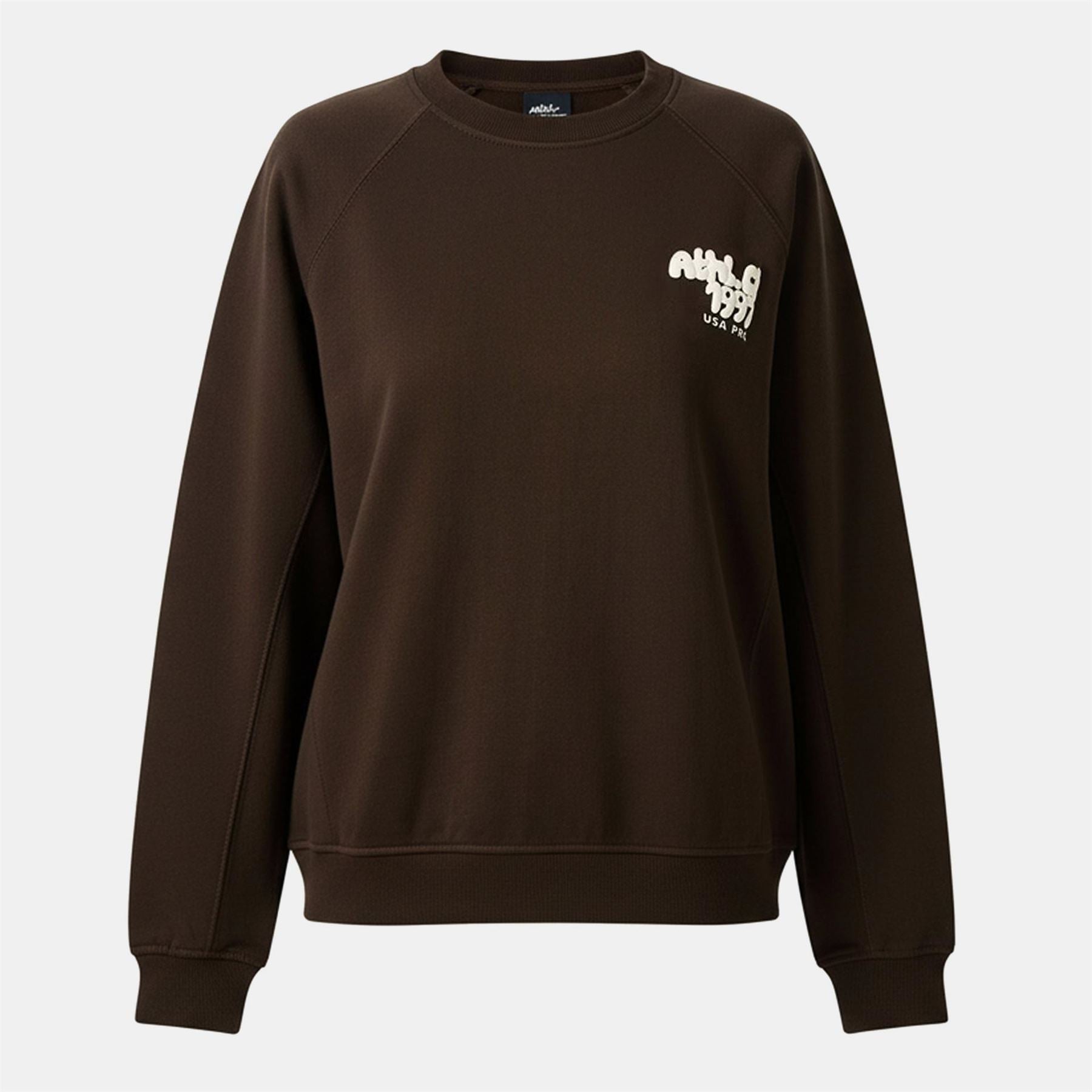 USA Pro Oversize Fit Crew Neck Long Sleeve Sweater
