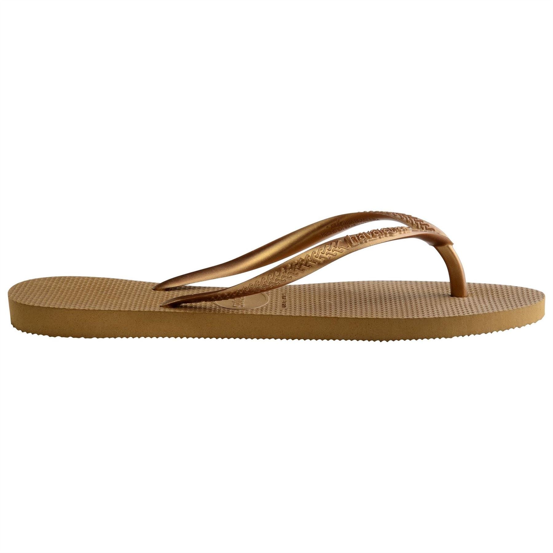 Havaianas Hav. Slim Bronze 33 34 Flip Flops Womens