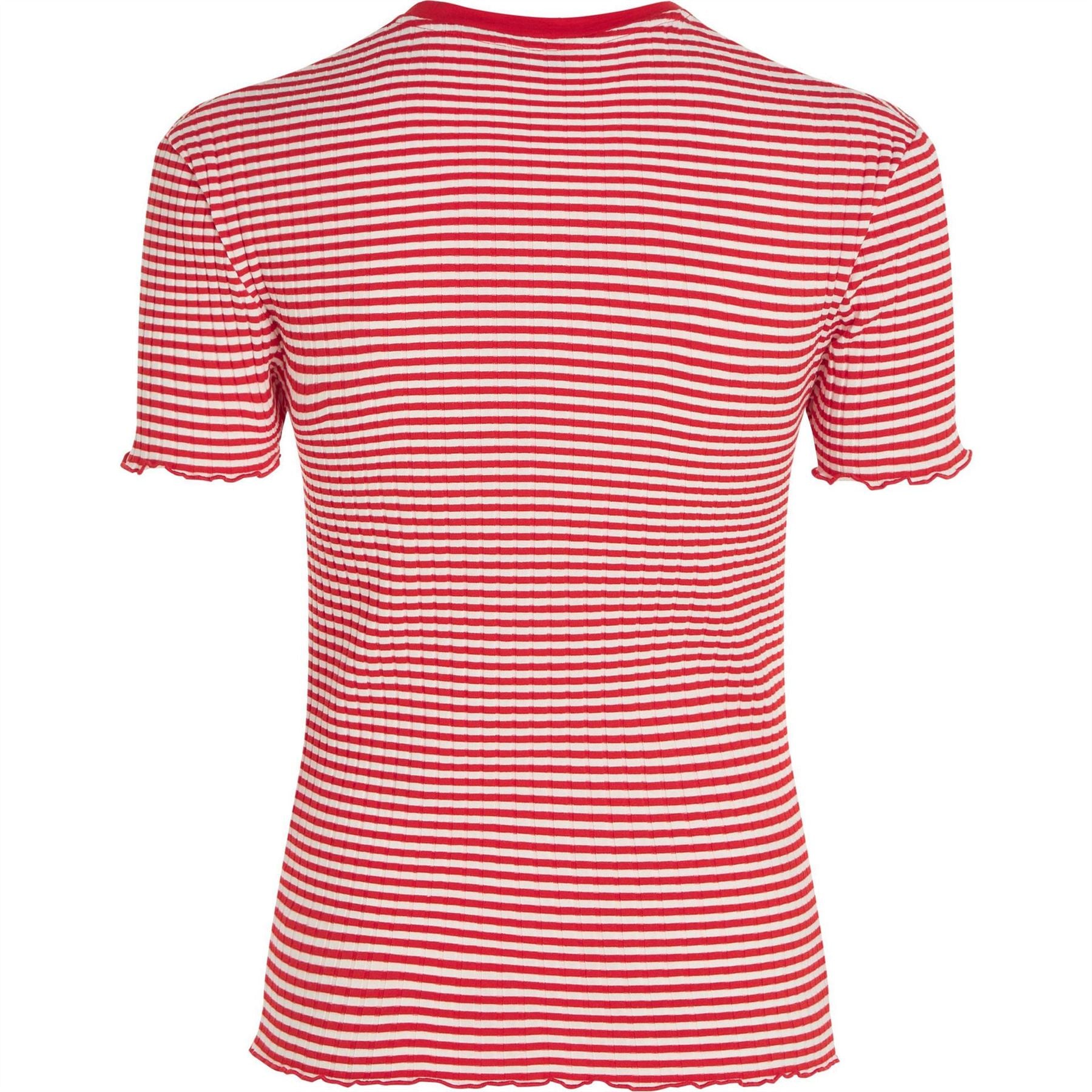 Tommy Hilfiger Striped Slim Fit Crew Neck T-Shirt