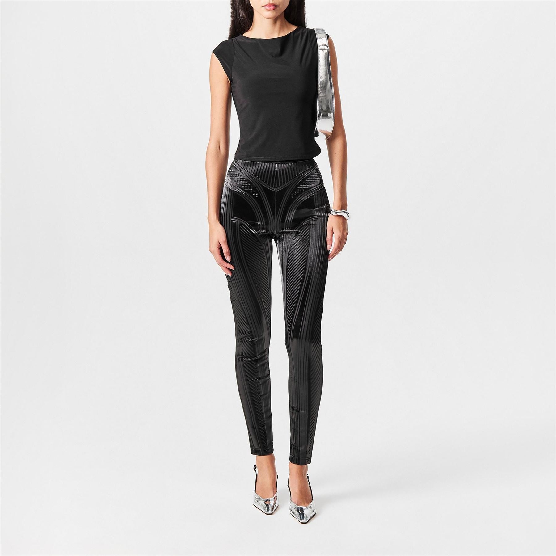 Mugler Embossed Leggings