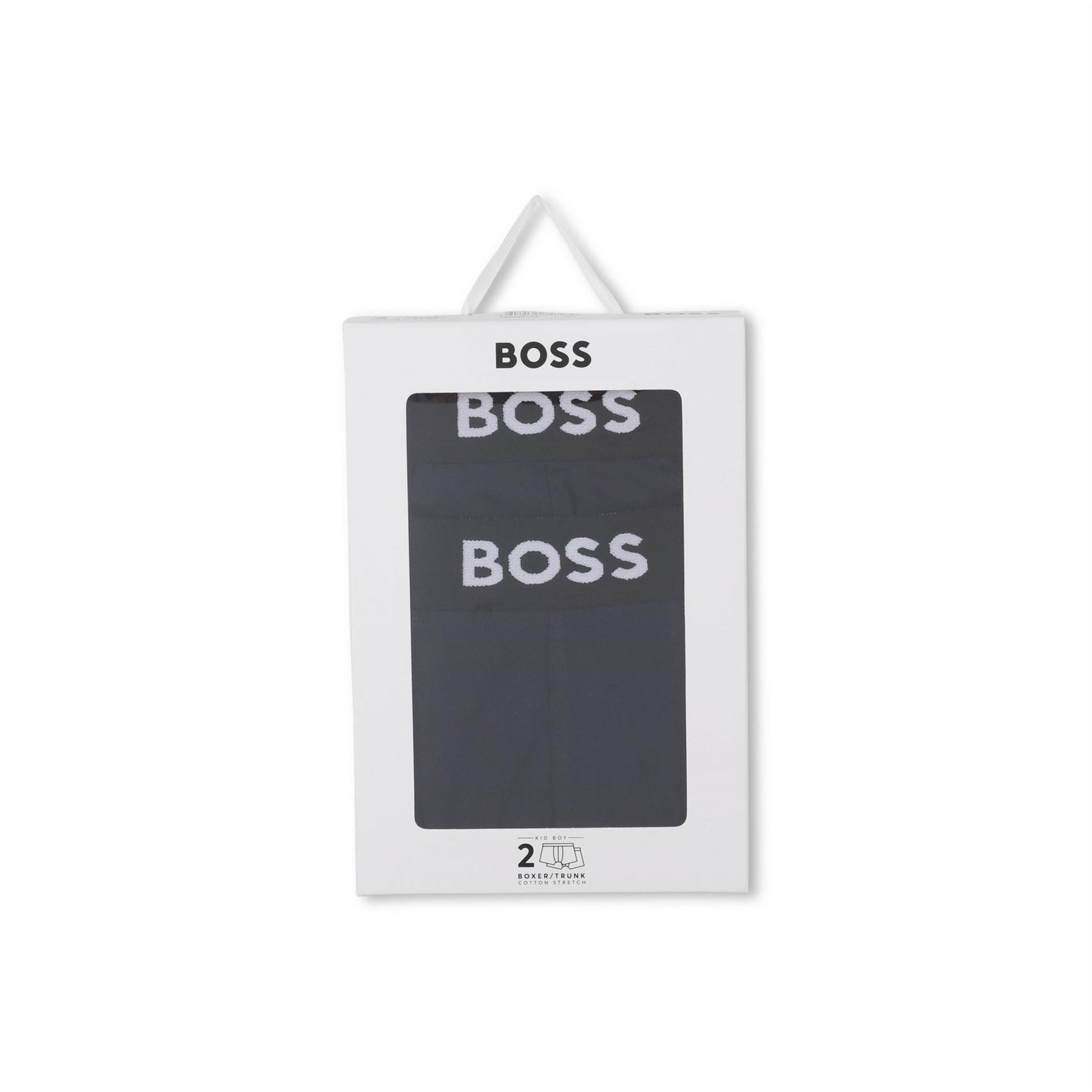 Boss 2 Pack Lettering Boxer Brief