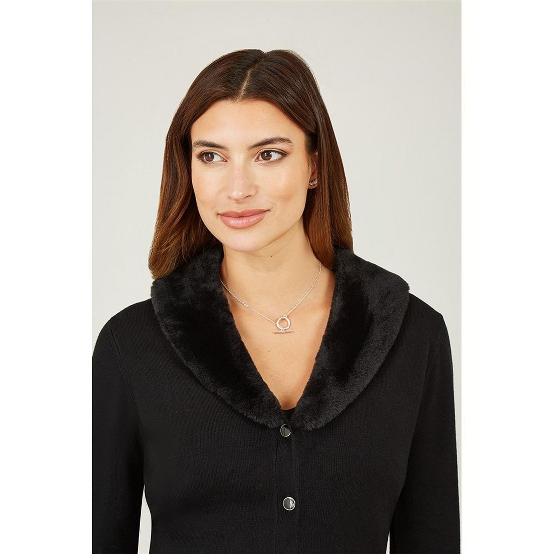 Yumi Bolero With Detachable Fur Collar