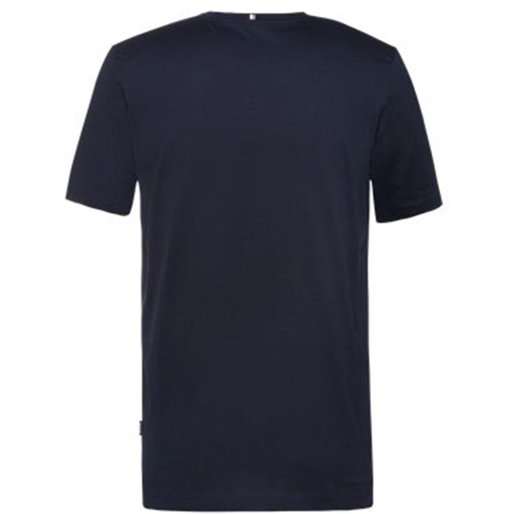 Boss Tessler 150 Black Cotton Short Sleeve Slim Fit T-Shirt