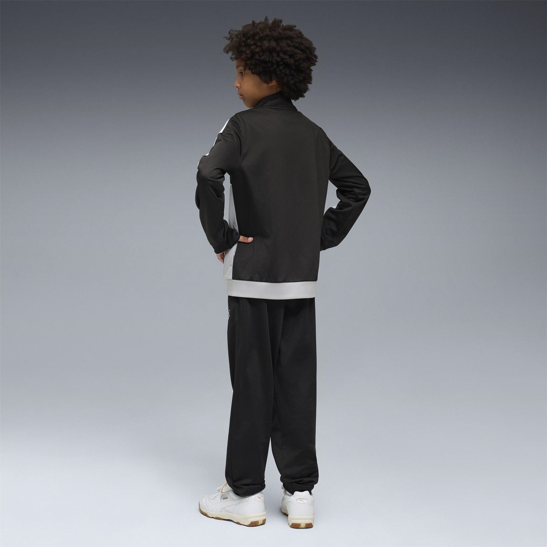 Puma Colour Block Poly Tracksuit Junior