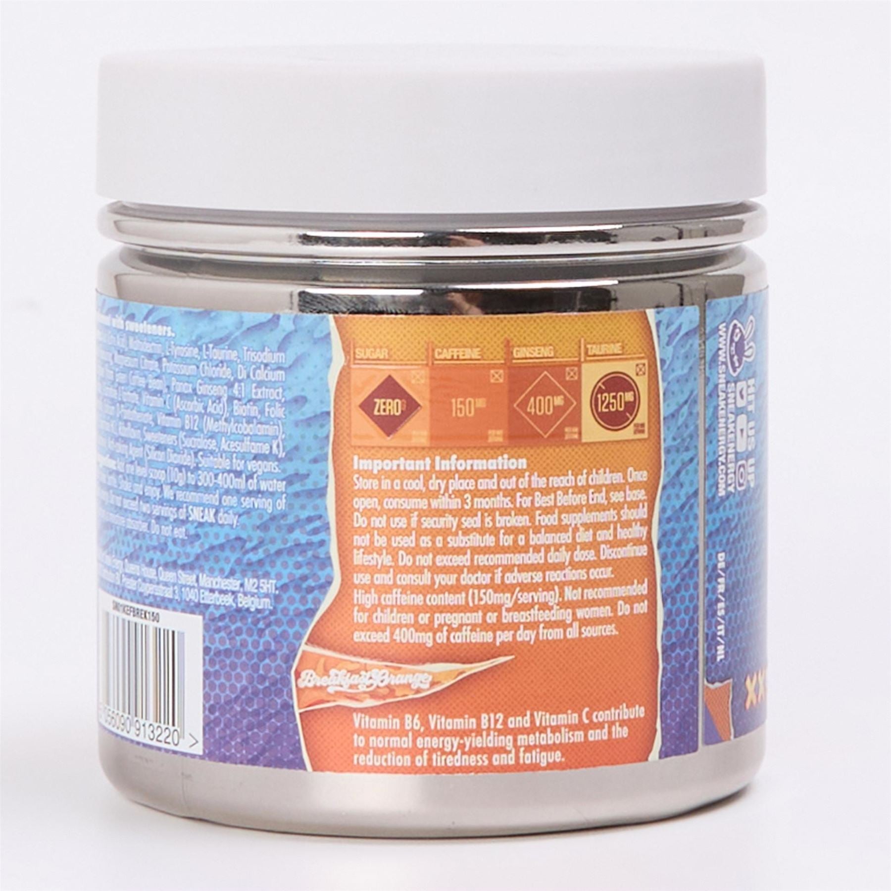 Sneak Energy Sneak Energy, Breakfast Orange 150g