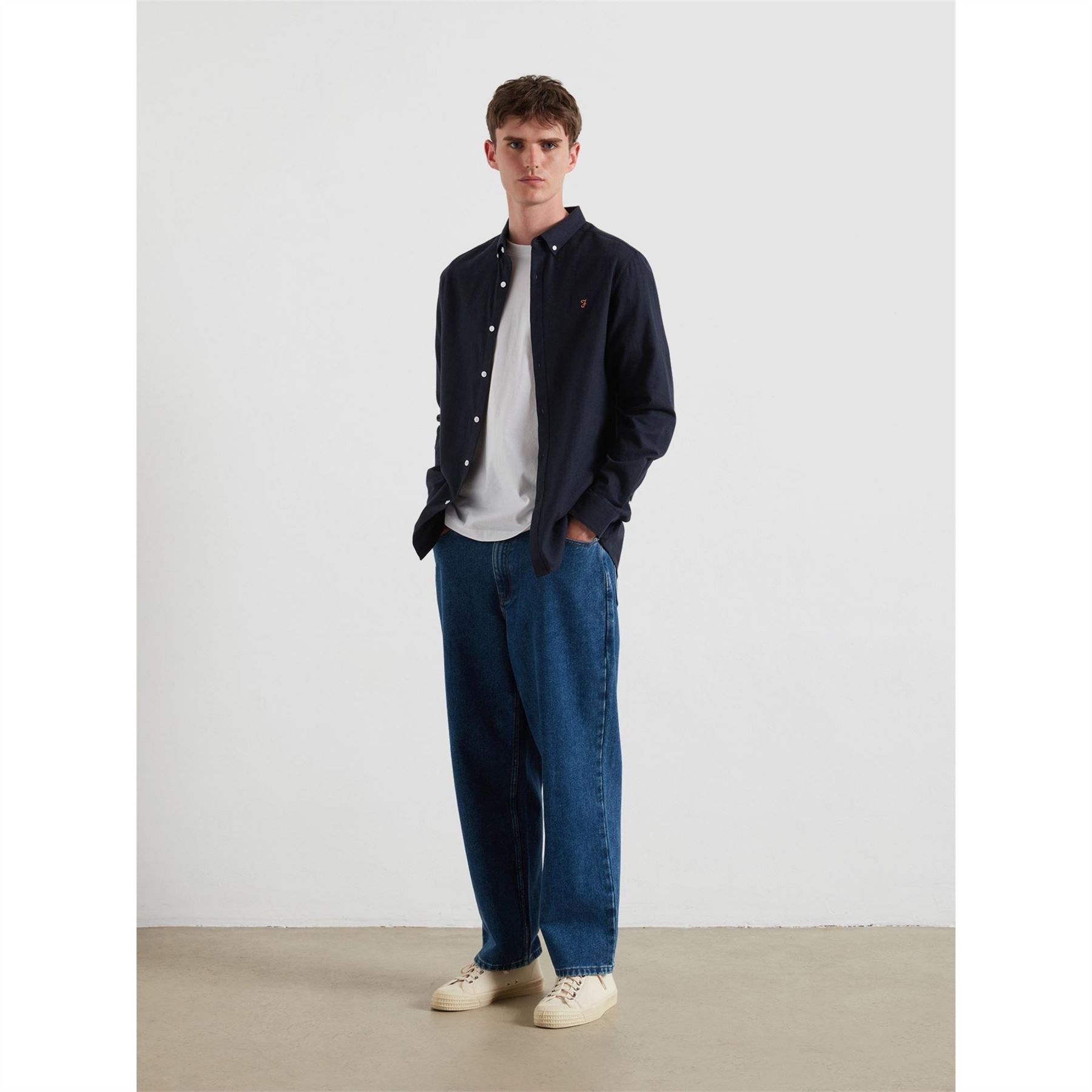 Farah Milners Long Sleeve Plain Shirt