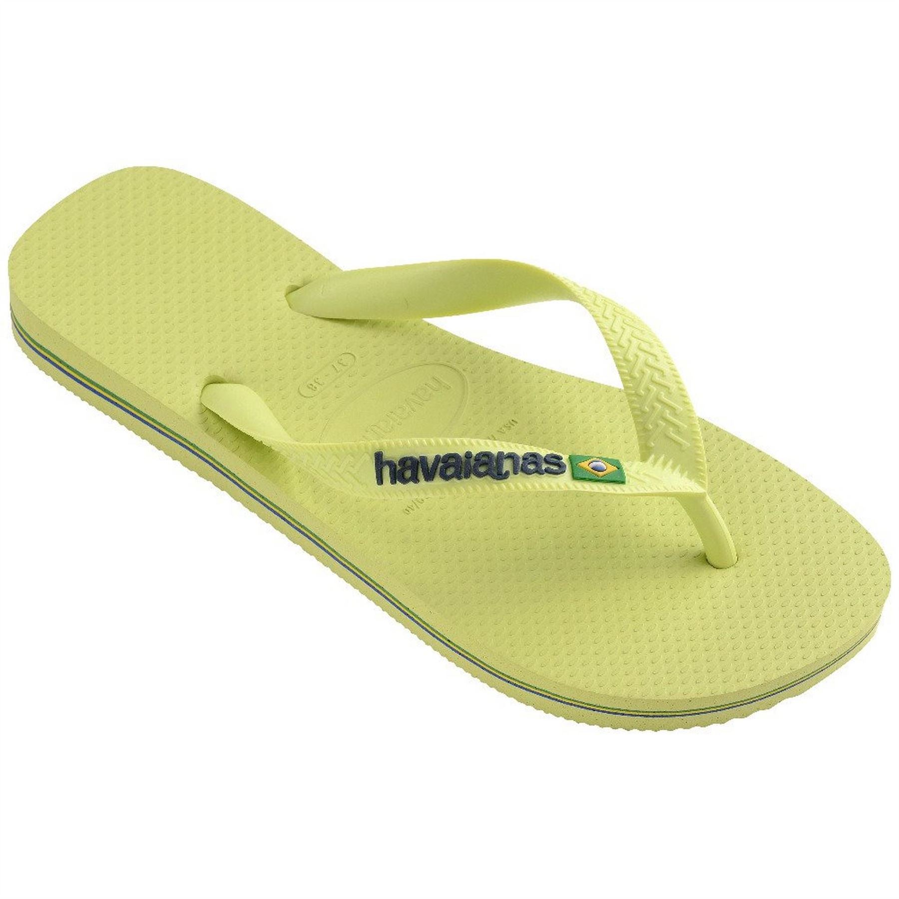 Havaianas Brasil Logo Flip Flops