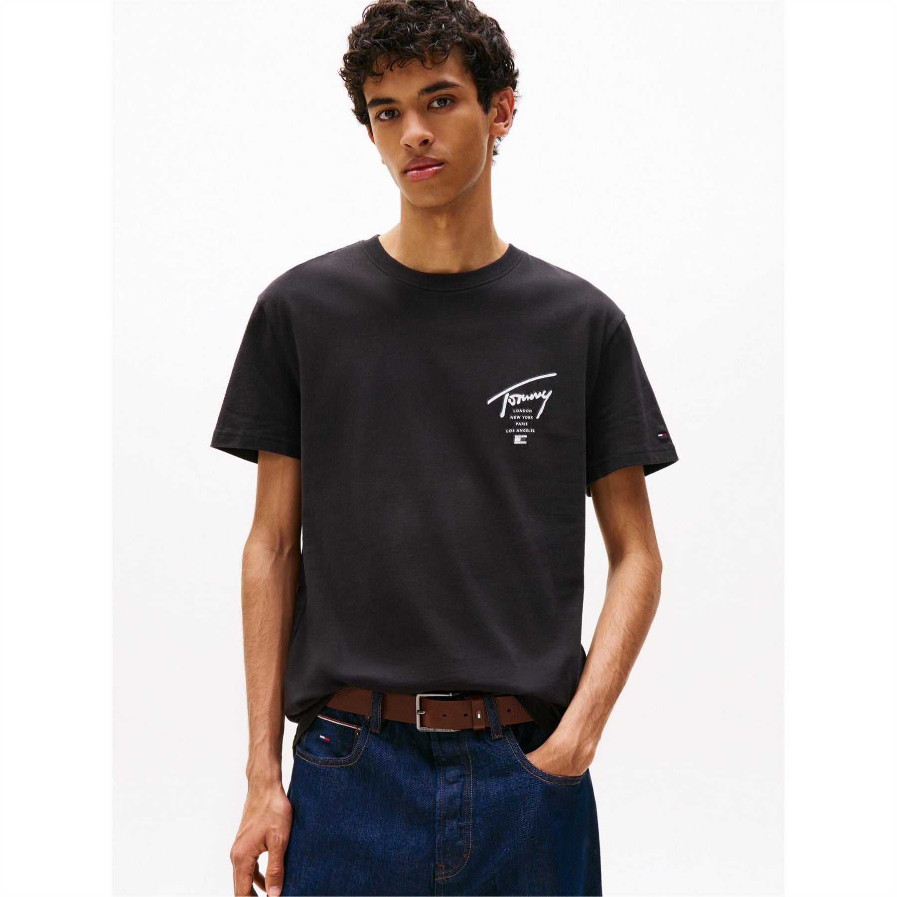 Tommy Jeans Flag Logo T-Shirt
