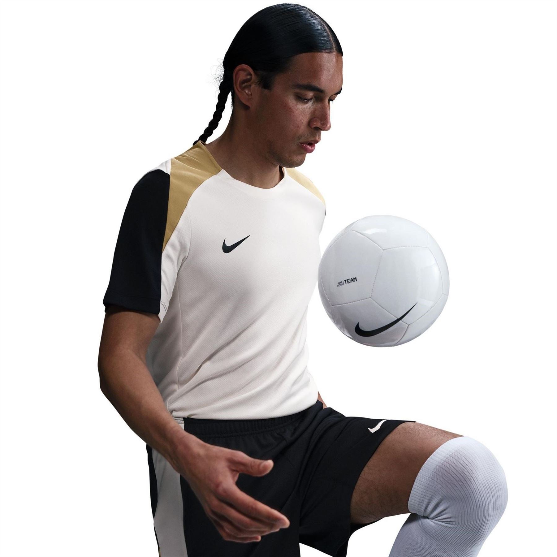 Nike Mens Strike Dri Fit Short Sleeve Global Football Top