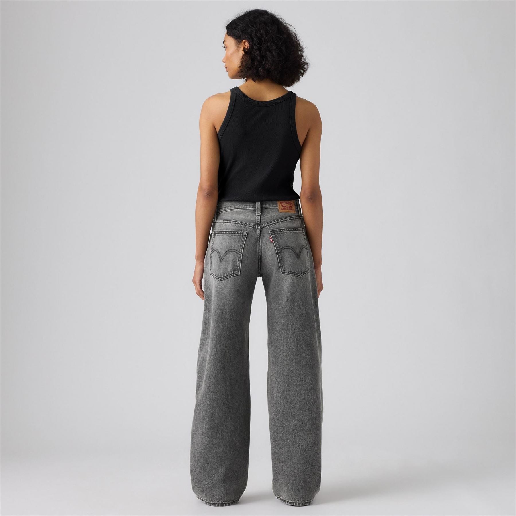 Levis Middy Balloon Cotton Wide Leg Jeans