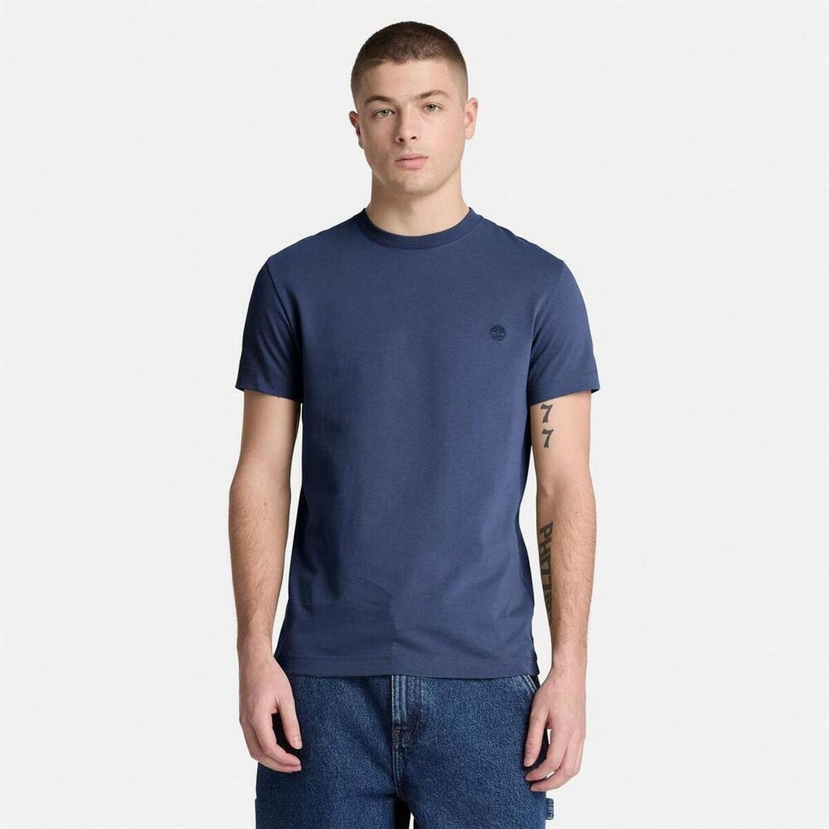 Timberland Dunstan River Timberland Logo Crew Neck Short Sleeve T-Shirt
