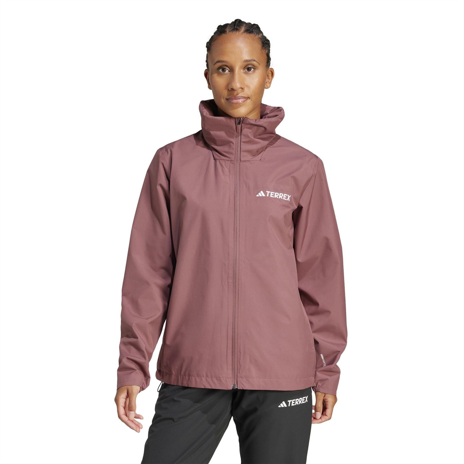 adidas Womens Multi Essentials 2l Rain Jacket