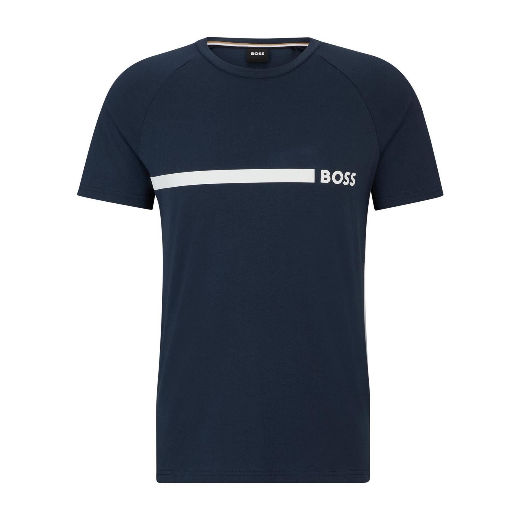 Boss Logo Cotton Short Sleeve Crew Neck Slim Fit T Shirt
